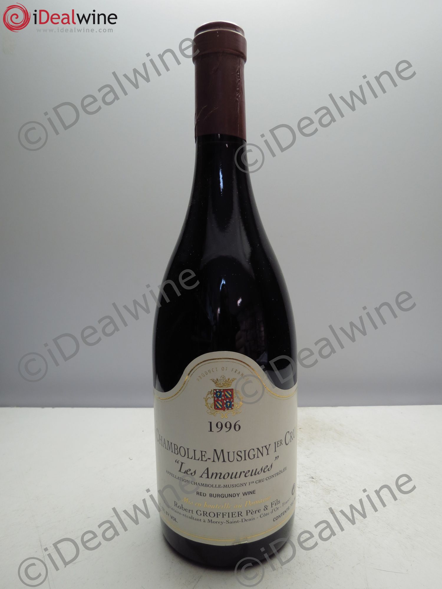 Chambolle-Musigny 1er Cru Les Amoureuses Robert Groffier Père & Fils (Domaine) 1996 - Lot de 1 bouteille - 0