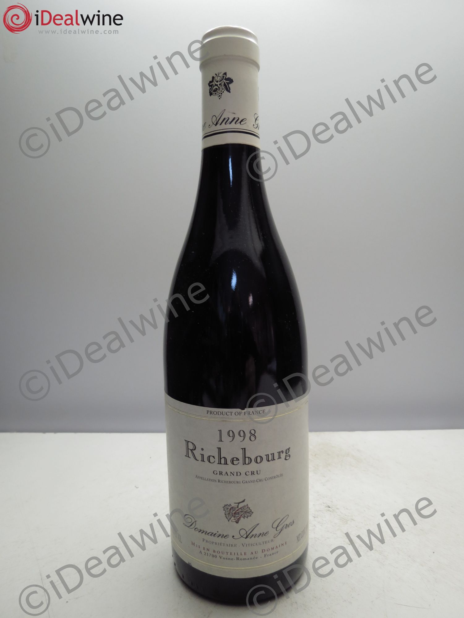 Richebourg Grand Cru Anne Gros 1998 - Lot de 1 bouteille - 0