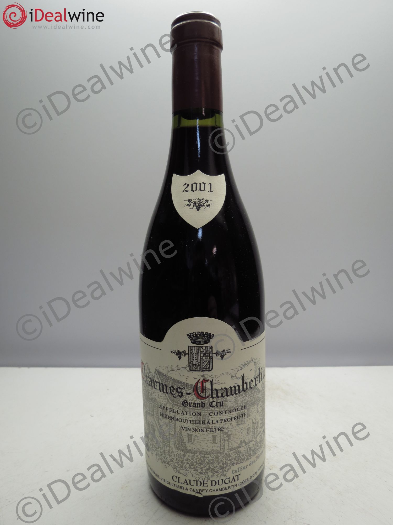 Charmes-Chambertin Grand Cru Claude Dugat 2001 - Lot de 1 bouteille - 0