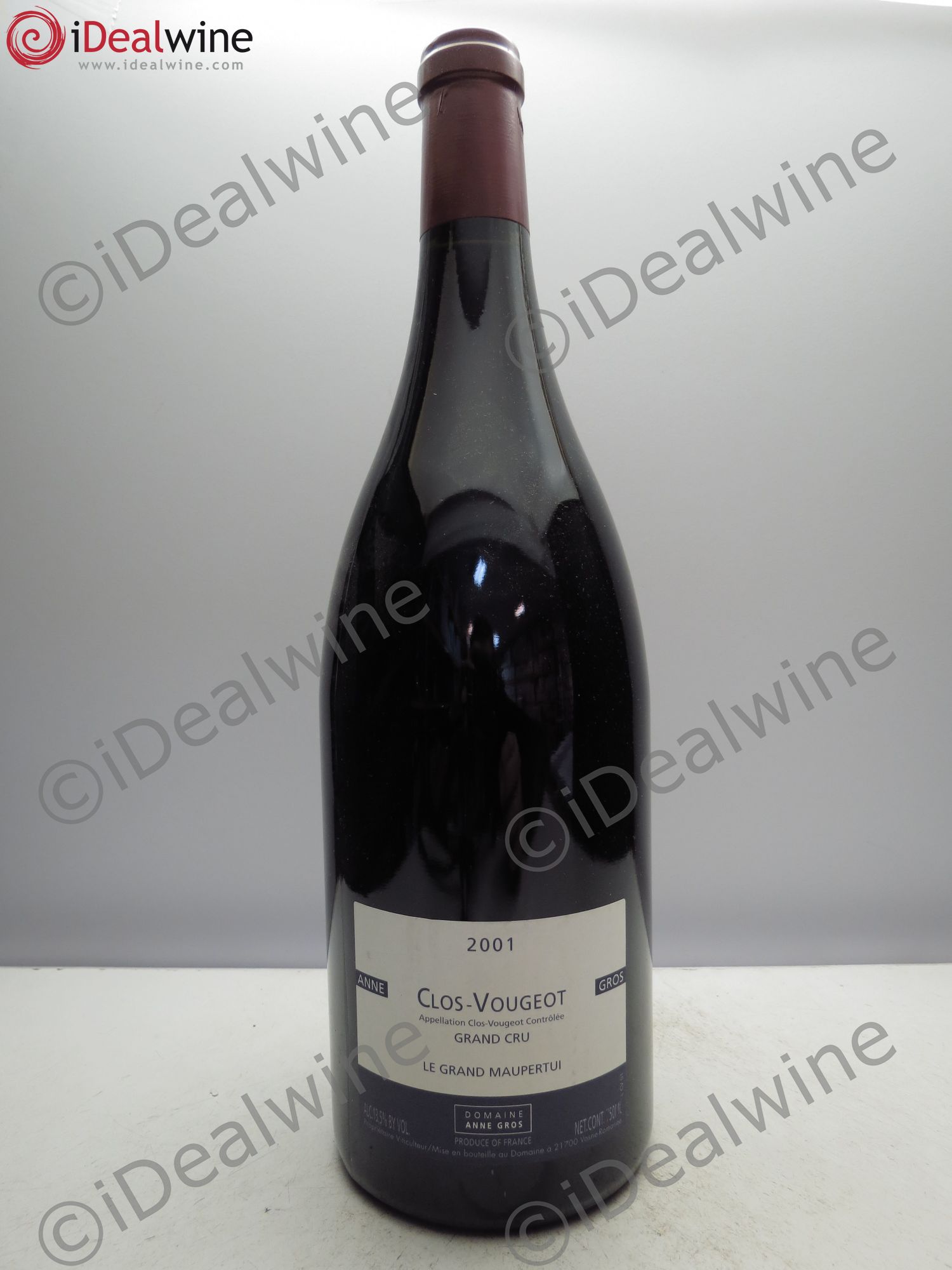 Clos de Vougeot Grand Cru Le Grand Maupertui Anne Gros 2001 - Lot de 1 magnum - 0