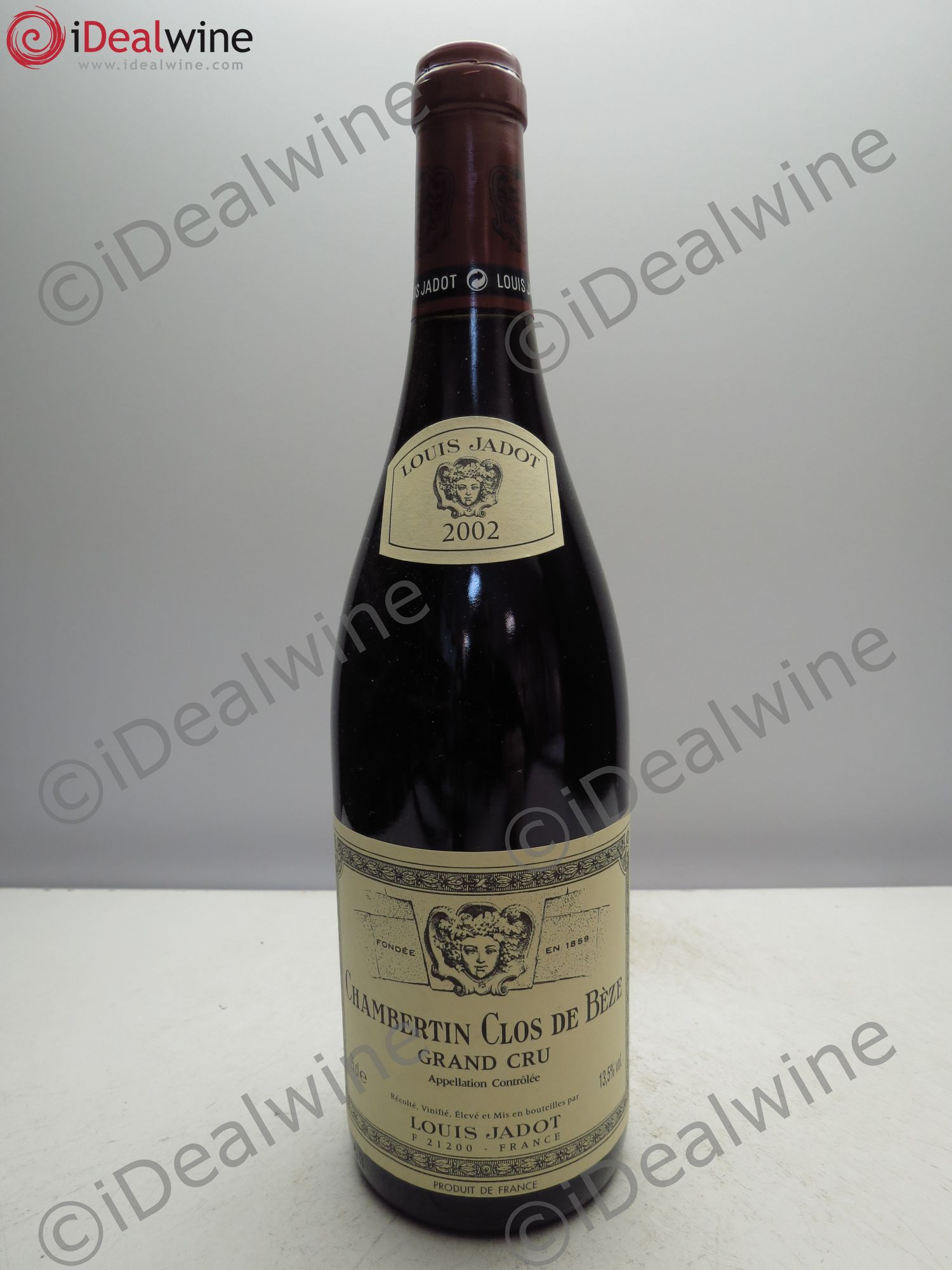 Chambertin Clos de Bèze Grand Cru Domaine Louis Jadot 2002 - Lot de 1 bouteille - 0