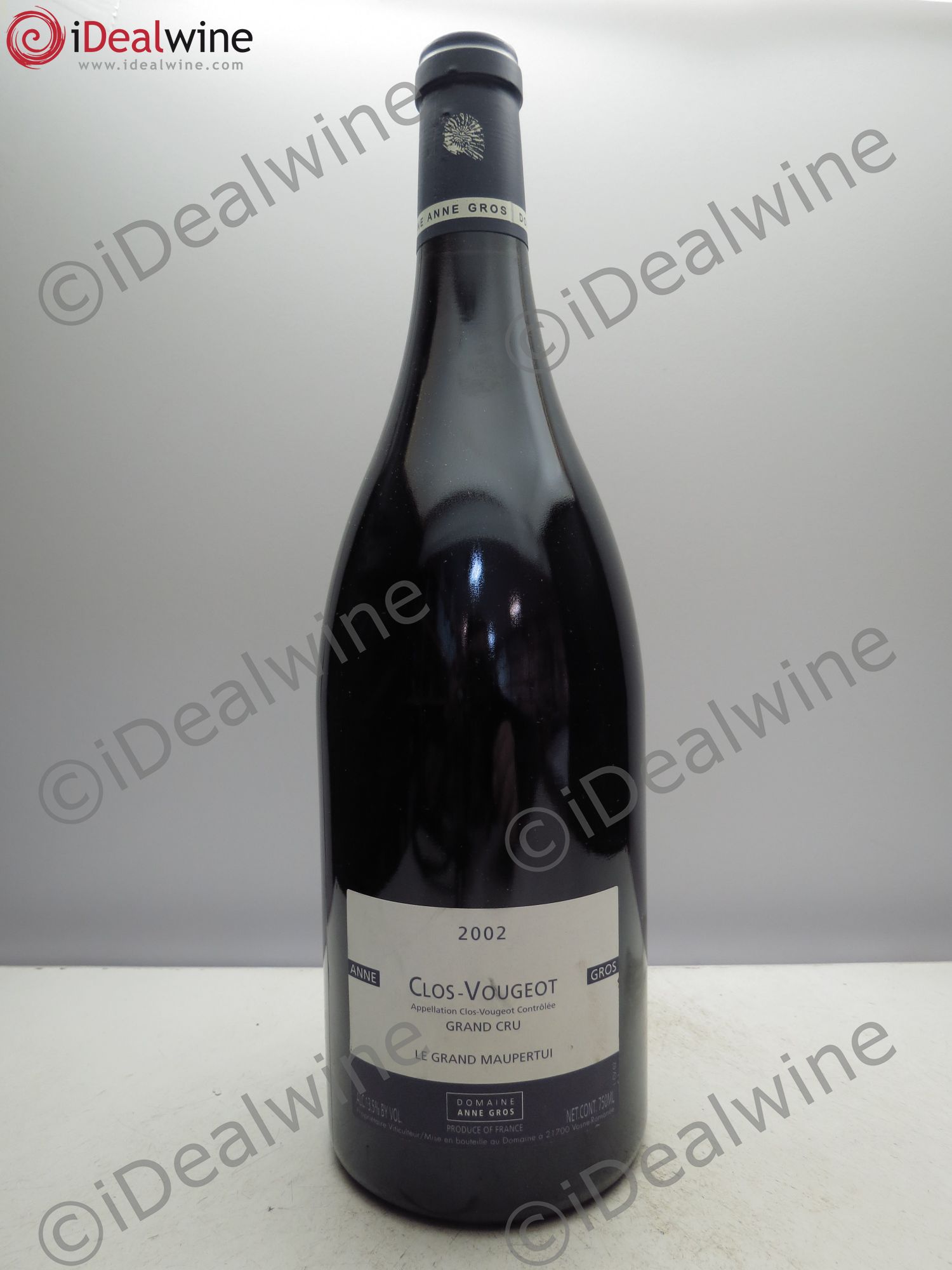 Clos de Vougeot Grand Cru Le Grand Maupertui Anne Gros 2002 - Lot de 1 magnum - 0