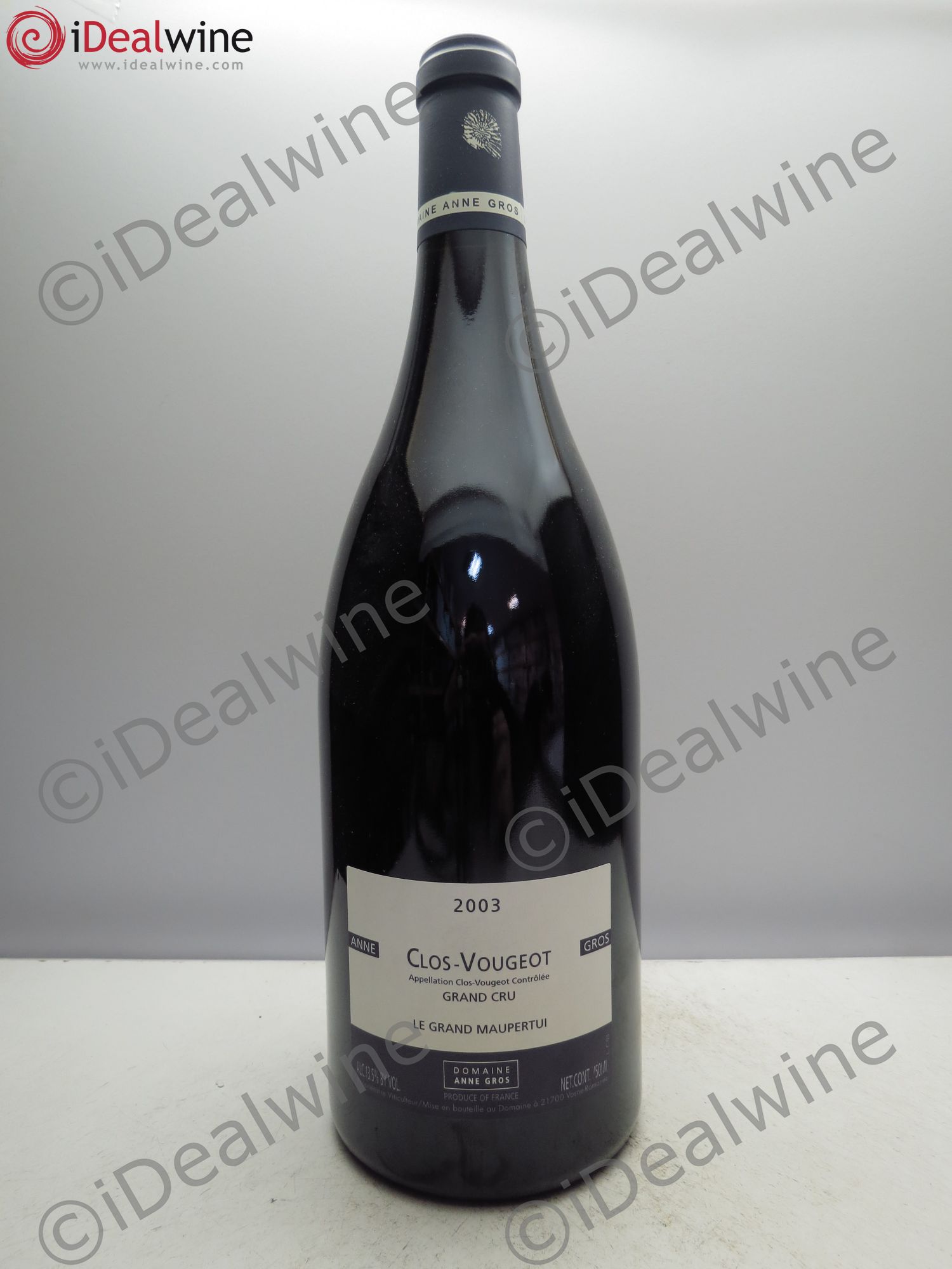 Clos de Vougeot Grand Cru Le Grand Maupertui Anne Gros 2003 - Lot de 1 magnum - 0