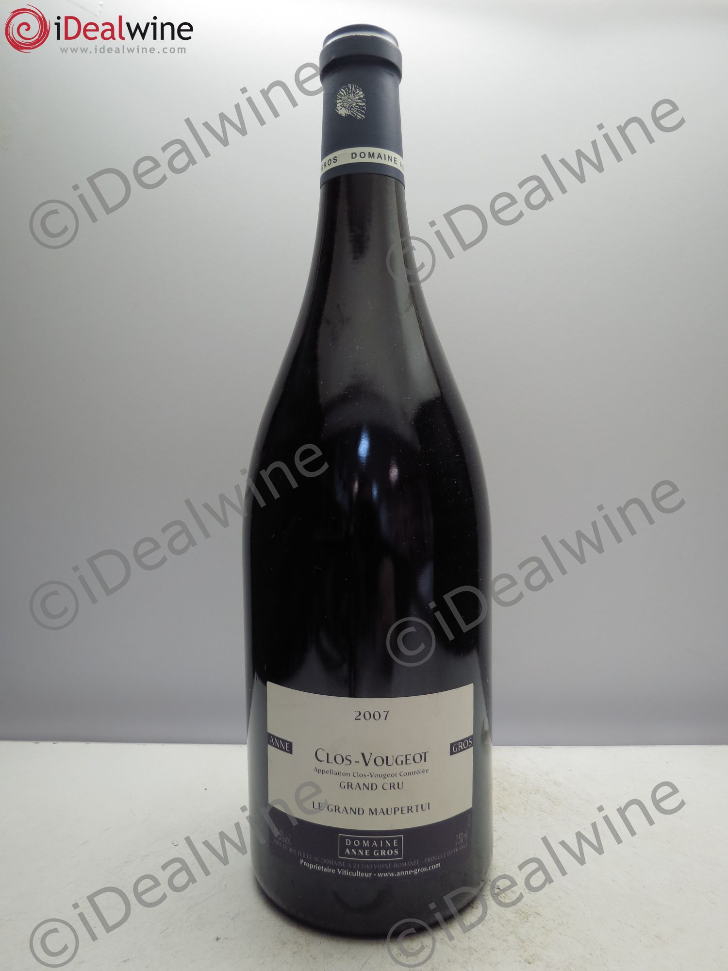 Clos de Vougeot Grand Cru Le Grand Maupertui Anne Gros 2007 - Lot de 1 magnum - 0