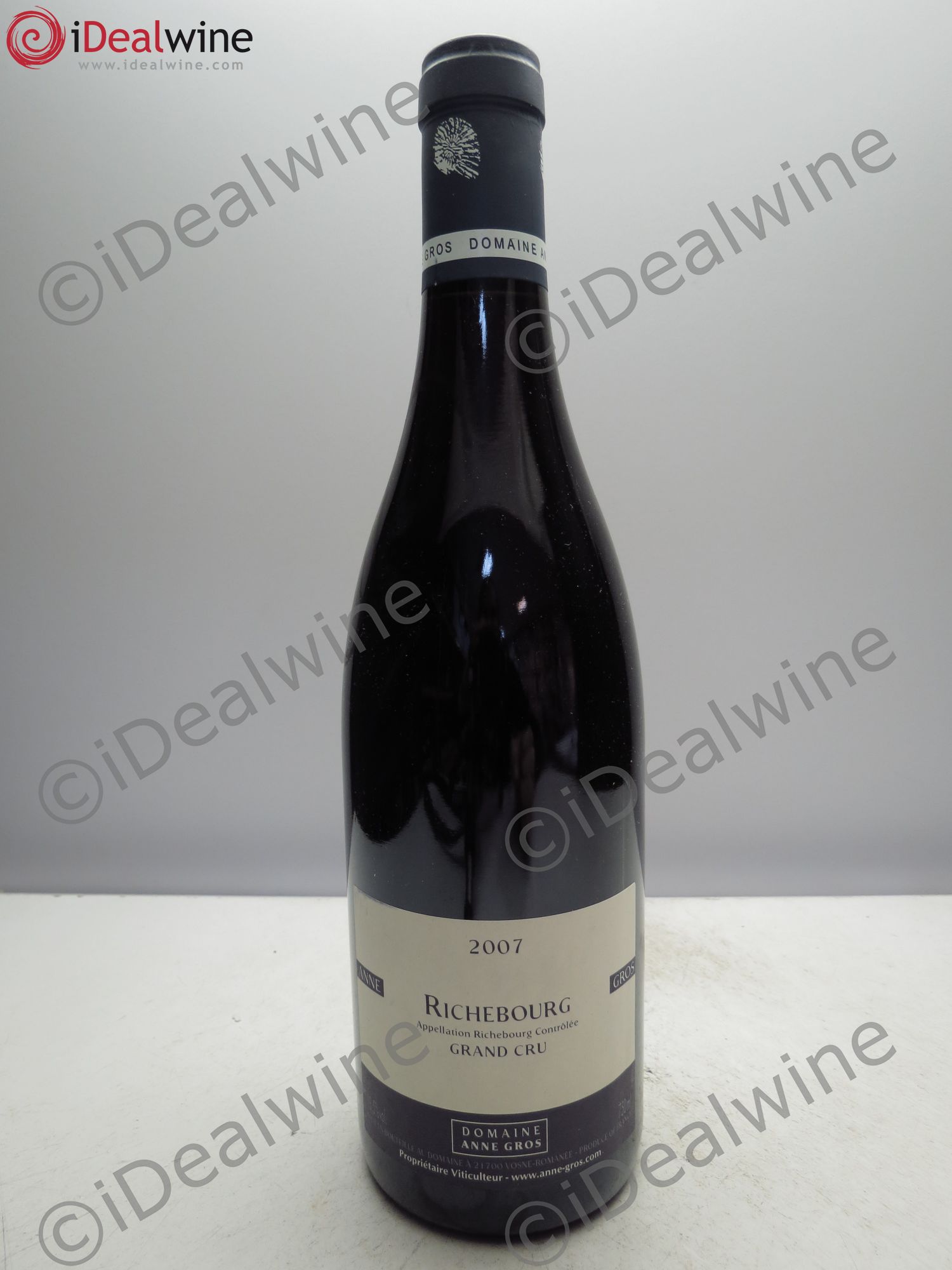 Richebourg Grand Cru Anne Gros 2007 - Lot de 1 bouteille - 0