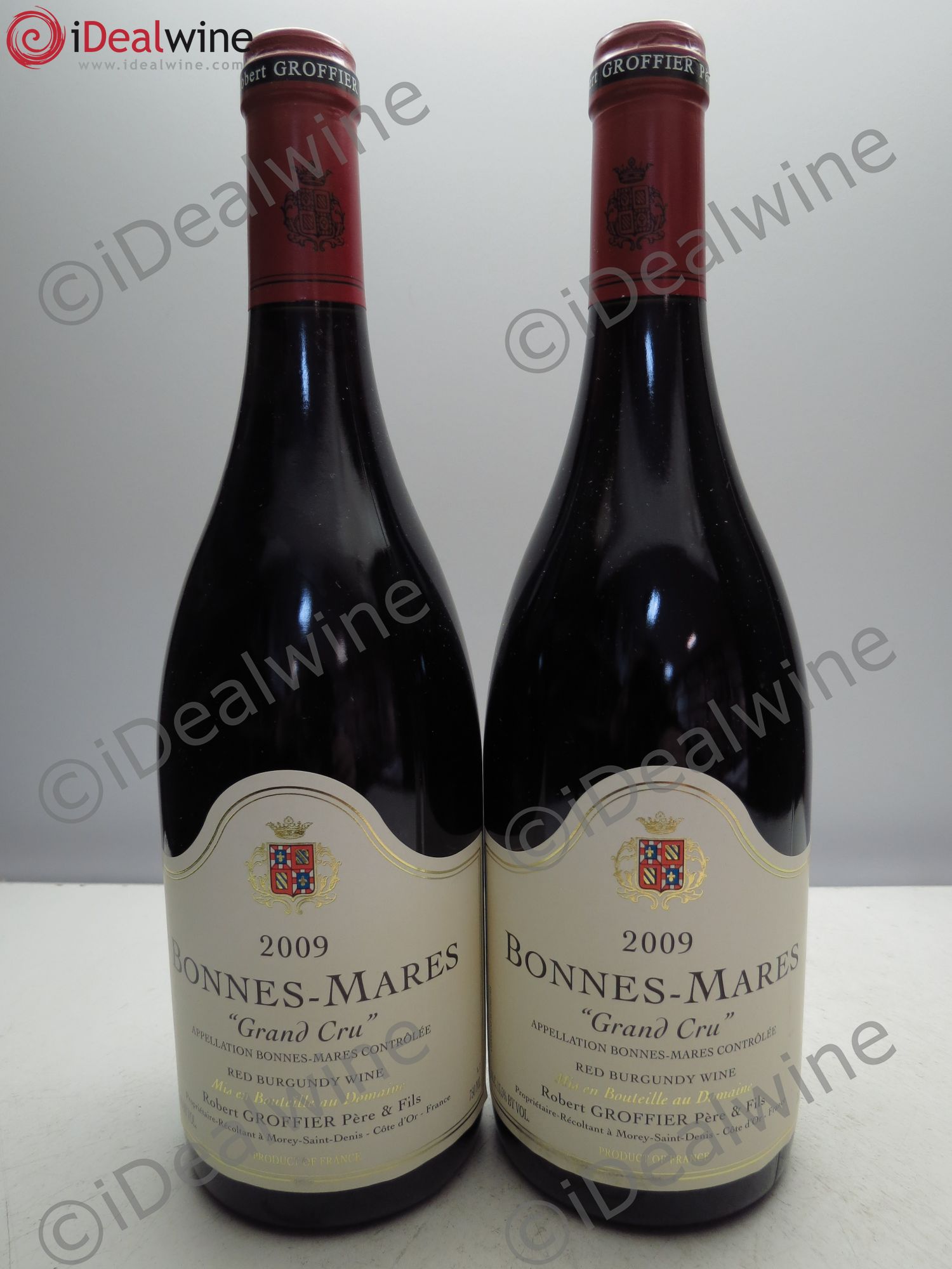 Bonnes-Mares Grand Cru Robert Groffier Père & Fils (Domaine) 2009 - Lot de 2 bouteilles - 0