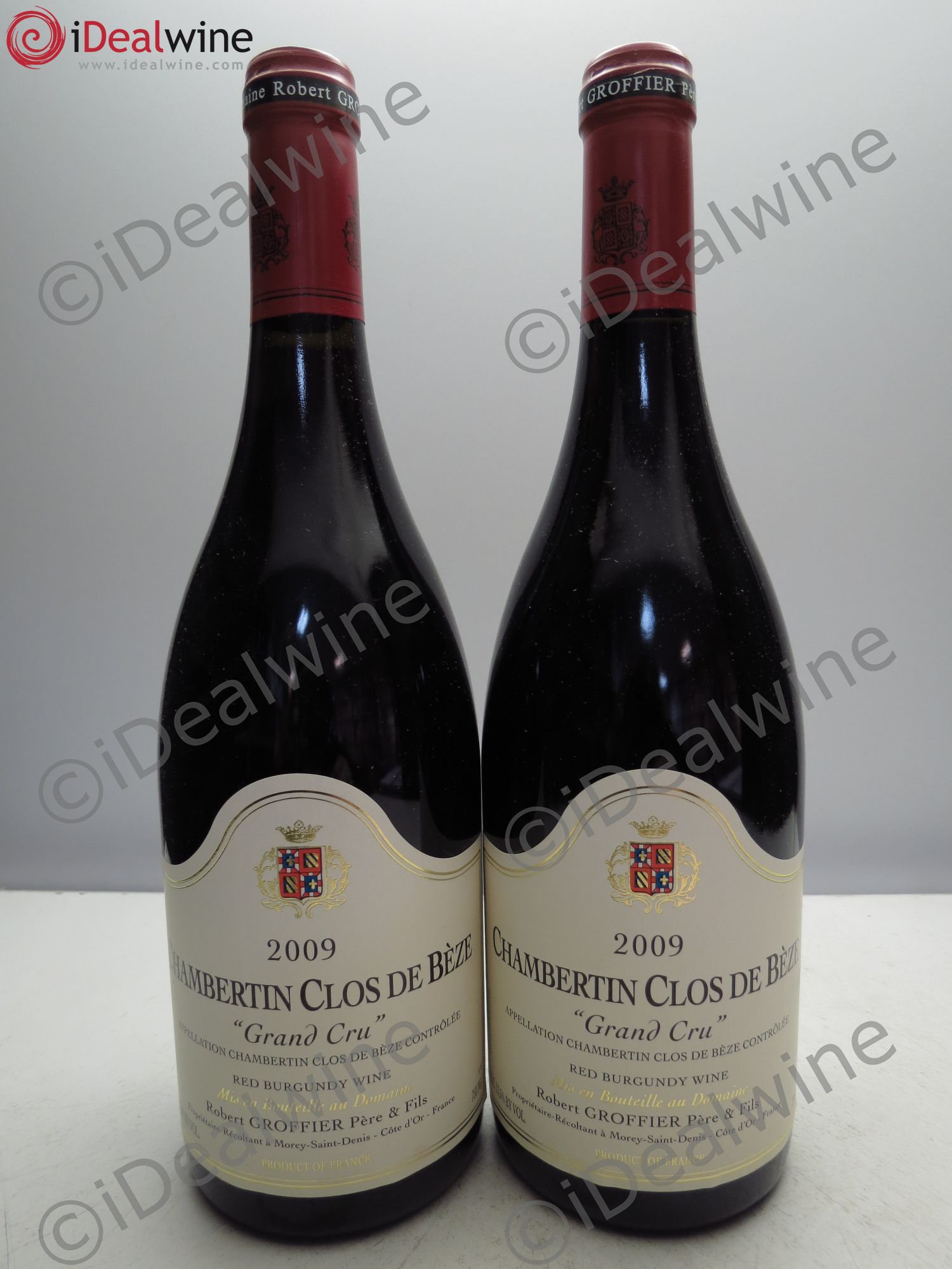 Chambertin Clos de Bèze Grand Cru Robert Groffier Père & Fils (Domaine) 2009 - Lot de 2 bouteilles - 0