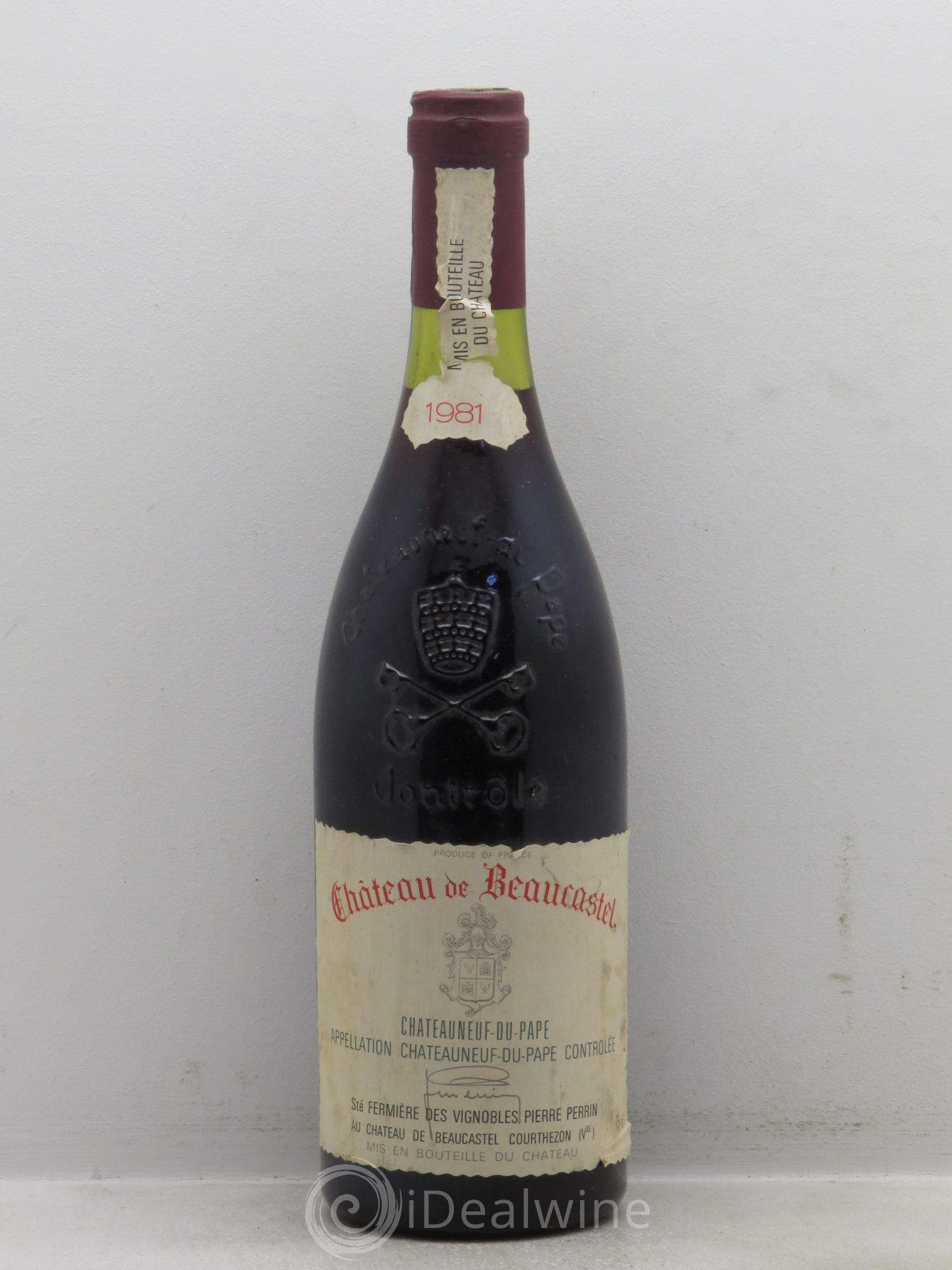 Châteauneuf-du-Pape Château de Beaucastel Famille Perrin 1981 - Lot de 1 bouteille - 0