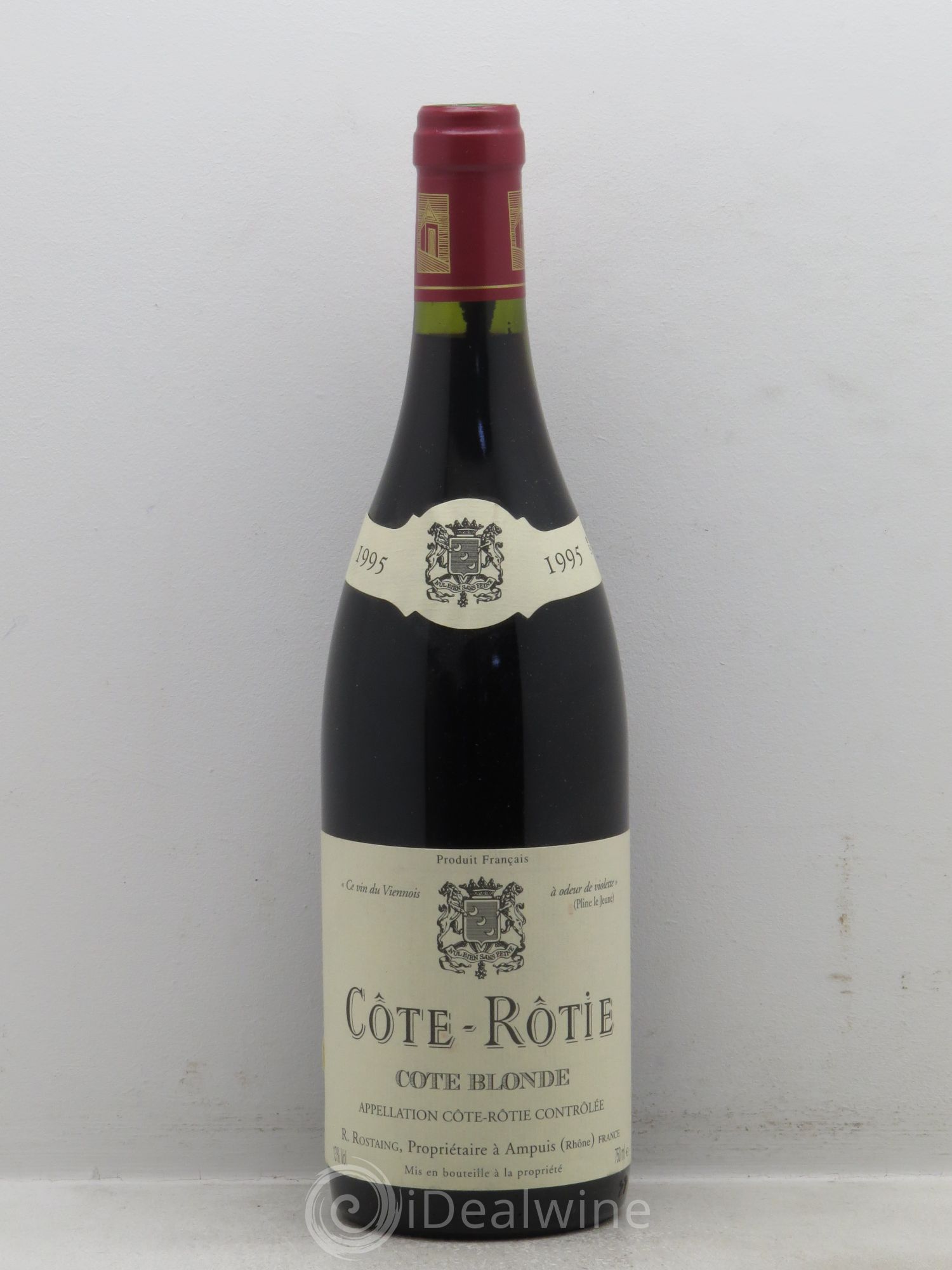 Côte-Rôtie Côte Blonde René Rostaing 1995 - Lot de 1 bouteille - 0