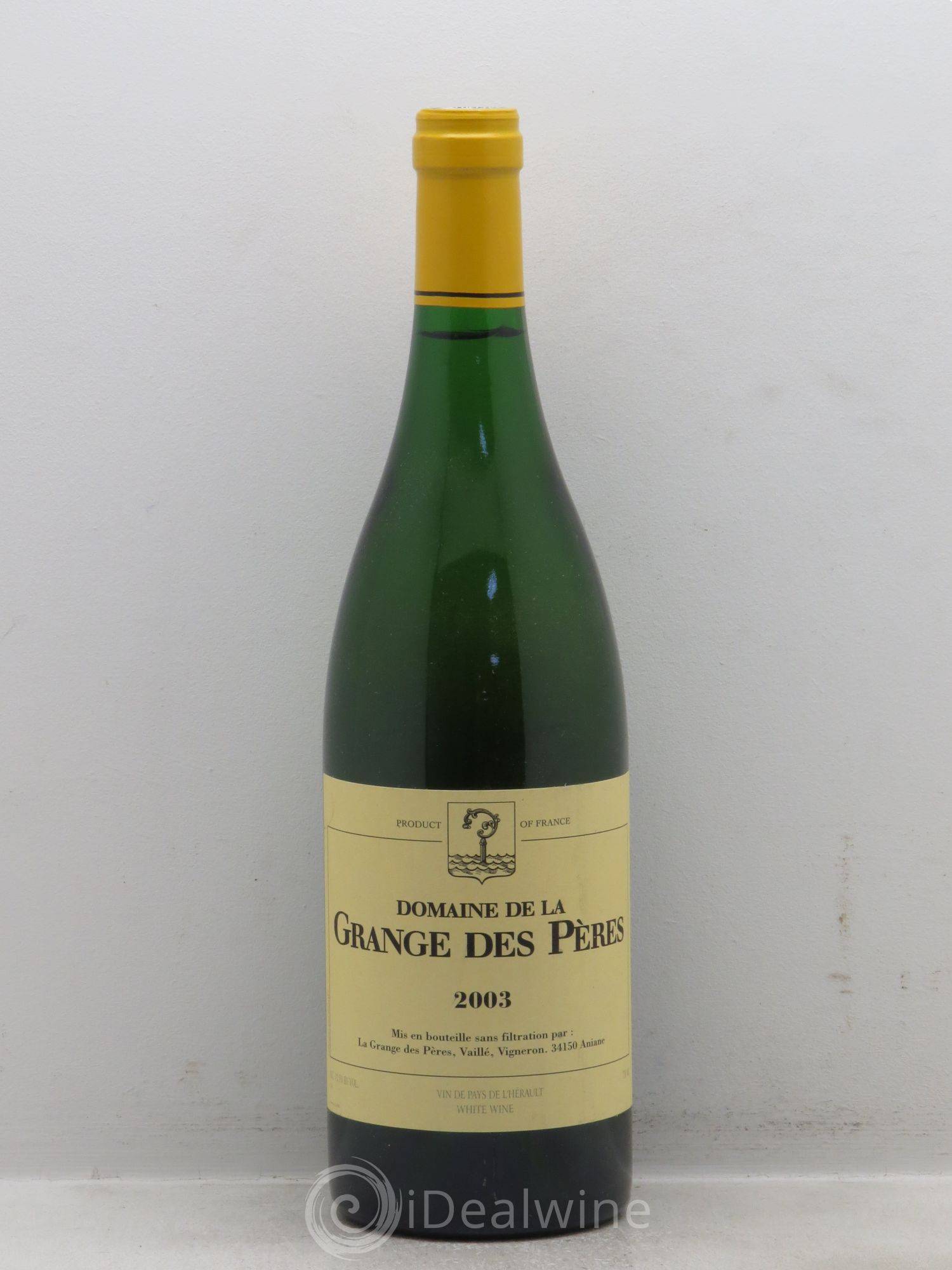 Pays d'Hérault Grange des Pères Laurent Vaillé 2003 - Lot de 1 bouteille - 0