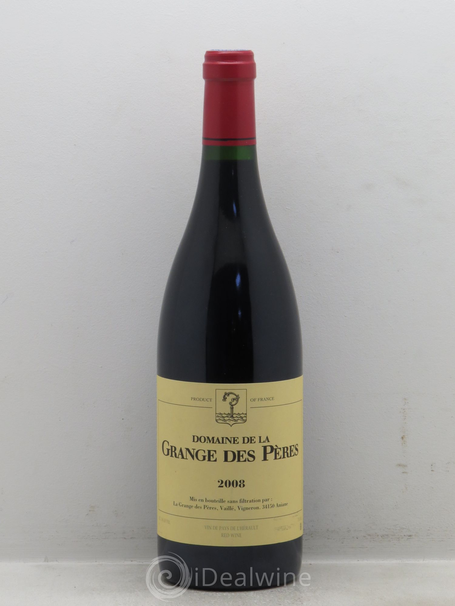 Pays d'Hérault Grange des Pères Laurent Vaillé 2008 - Lot de 1 bouteille - 0