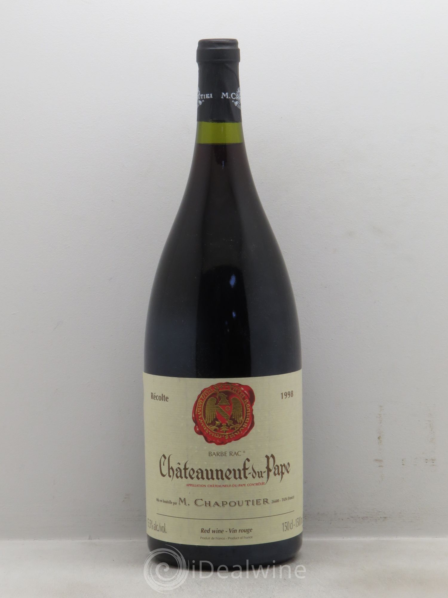 Châteauneuf-du-Pape Barbe Rac Chapoutier 1998 - Lot de 1 magnum - 0