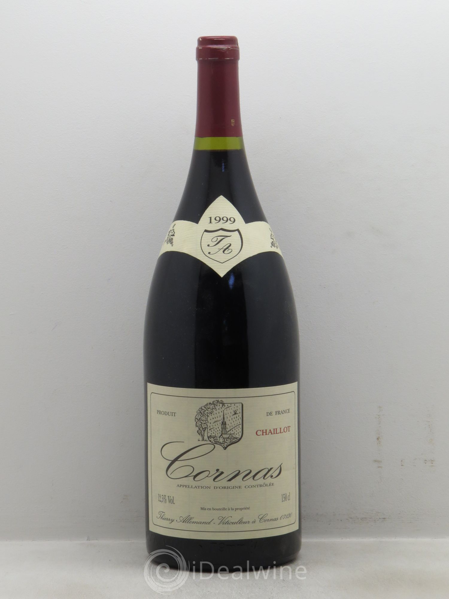 Cornas Thierry Allemand Chaillots 1999 - Lot de 1 magnum - 0