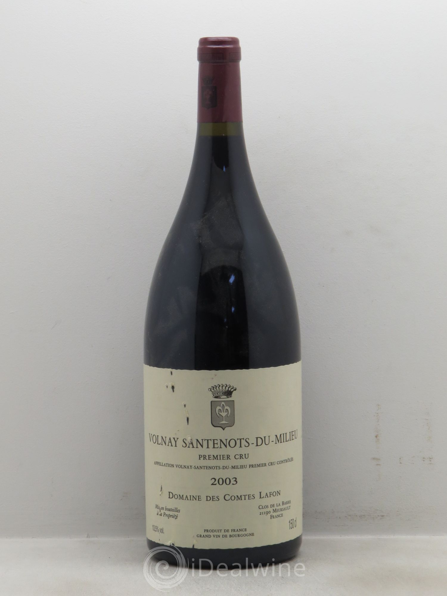 Volnay 1er Cru Santenots du Milieu Comtes Lafon (Domaine des) 2003 - Lot de 1 magnum - 0