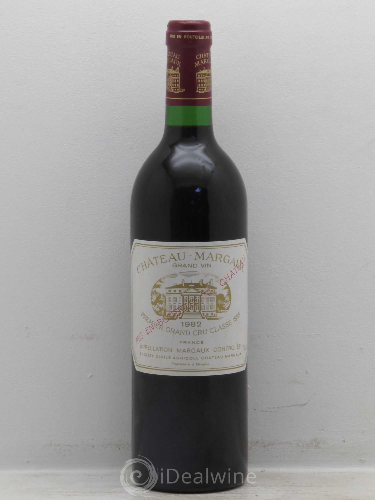 Château Margaux 1er Grand Cru Classé 1982 - Lot de 1 bouteille - 0