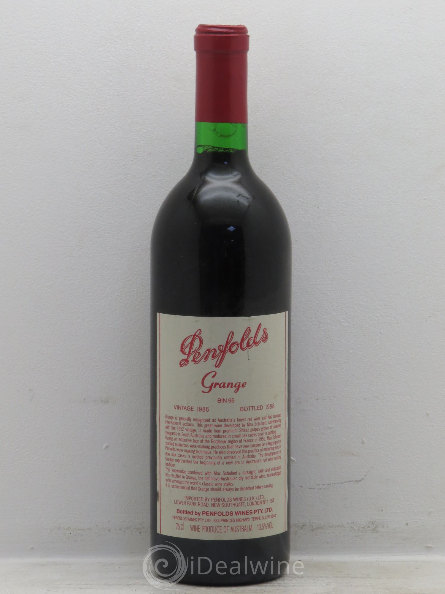 Australie Penfolds Grange Bin 95 1986 - Posten von 1 Flasche - 0