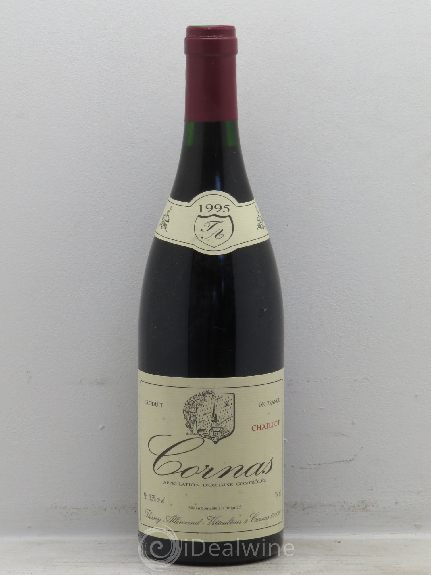Cornas Chaillot Thierry Allemand 1995 - Lot de 1 bouteille - 0