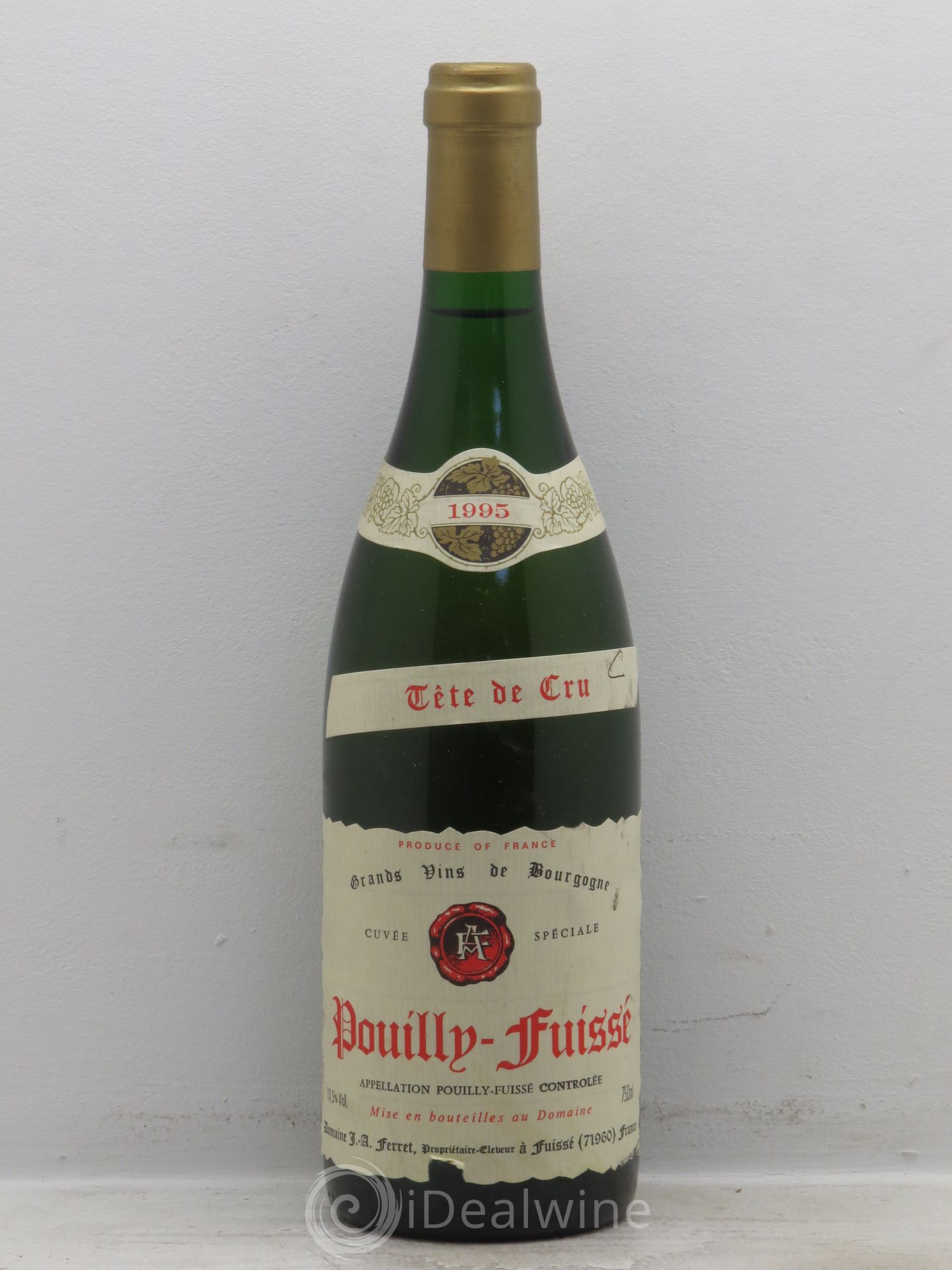 Pouilly-Fuissé Tête de Cru - Ferret 1995 - Posten von 1 Flasche - 0