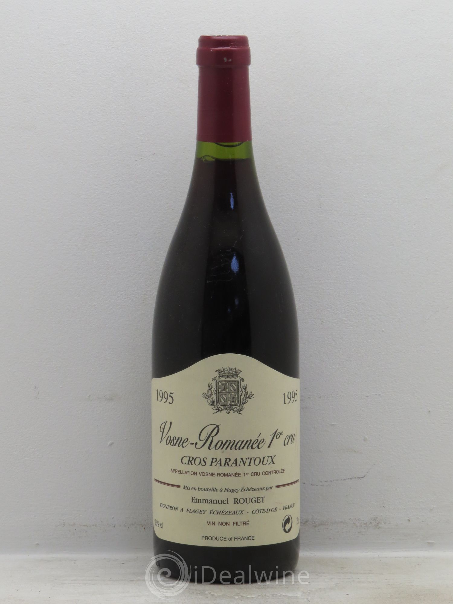 Vosne-Romanée 1er Cru Cros Parantoux Emmanuel Rouget 1995 - Lot de 1 bouteille - 0