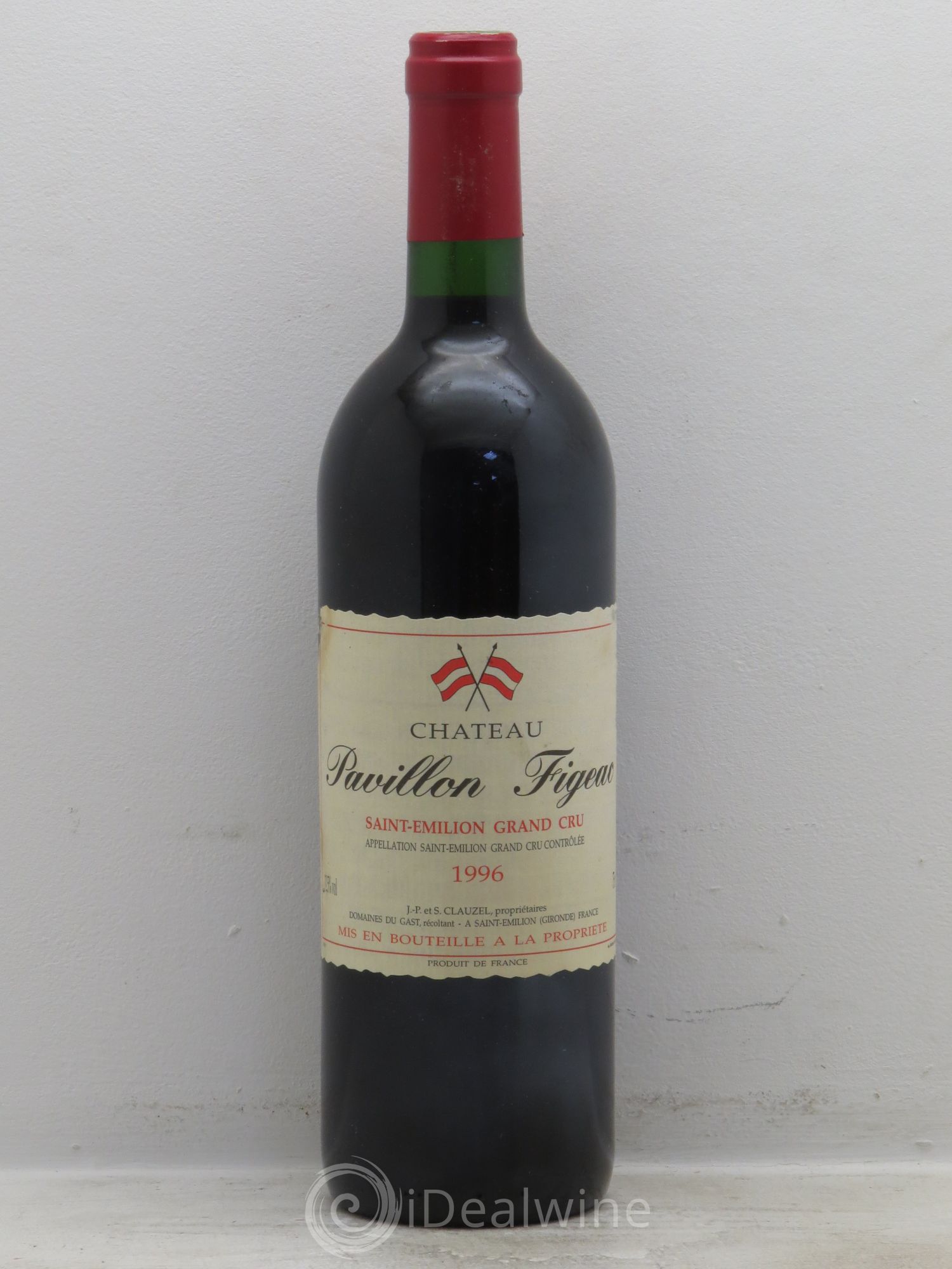 Saint-Émilion Château Le Pavillon Figeac 1996 - Posten von 1 Flasche - 0