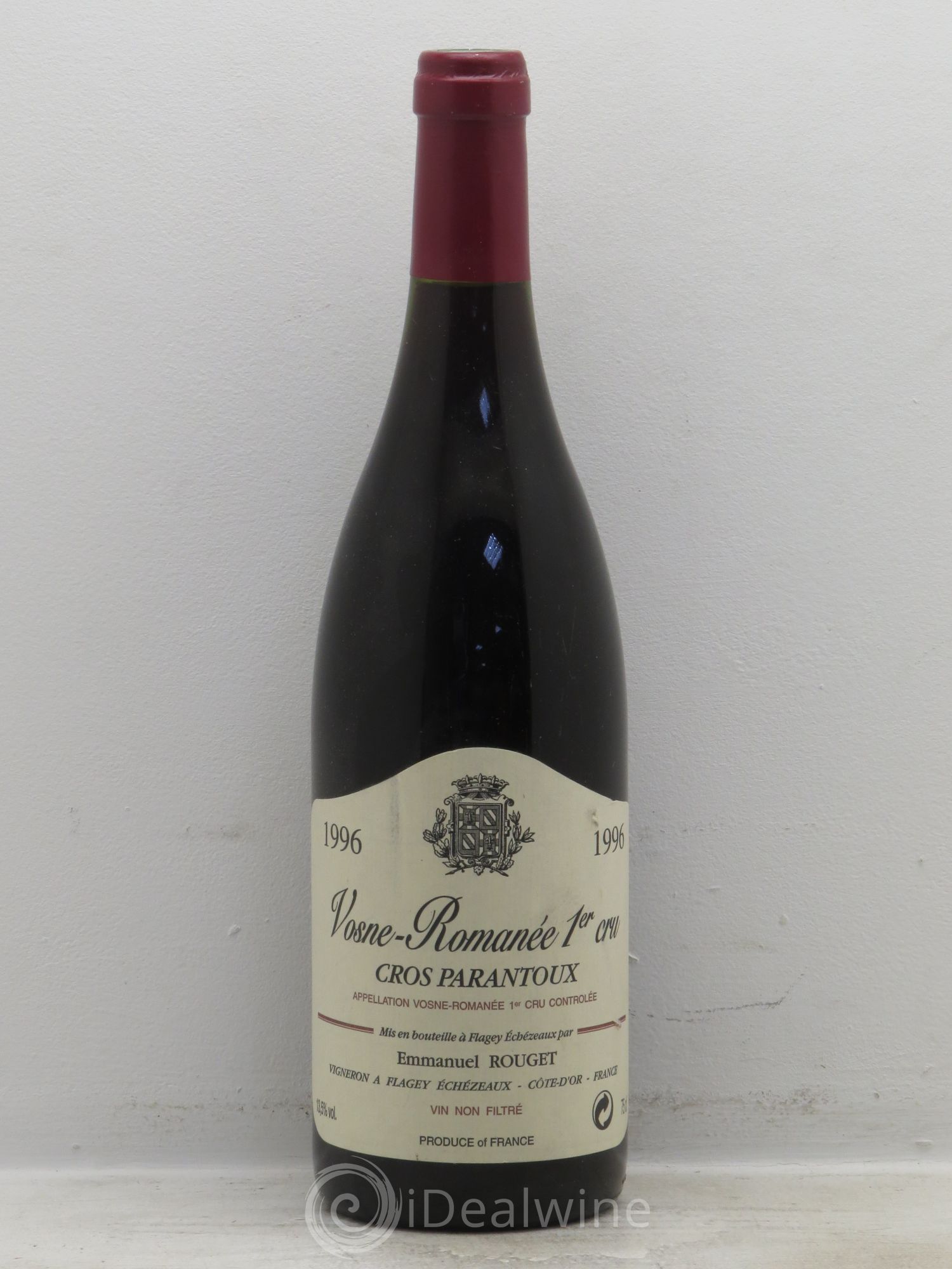 Vosne-Romanée 1er Cru Cros Parantoux Emmanuel Rouget 1996 - Lot de 1 bouteille - 0