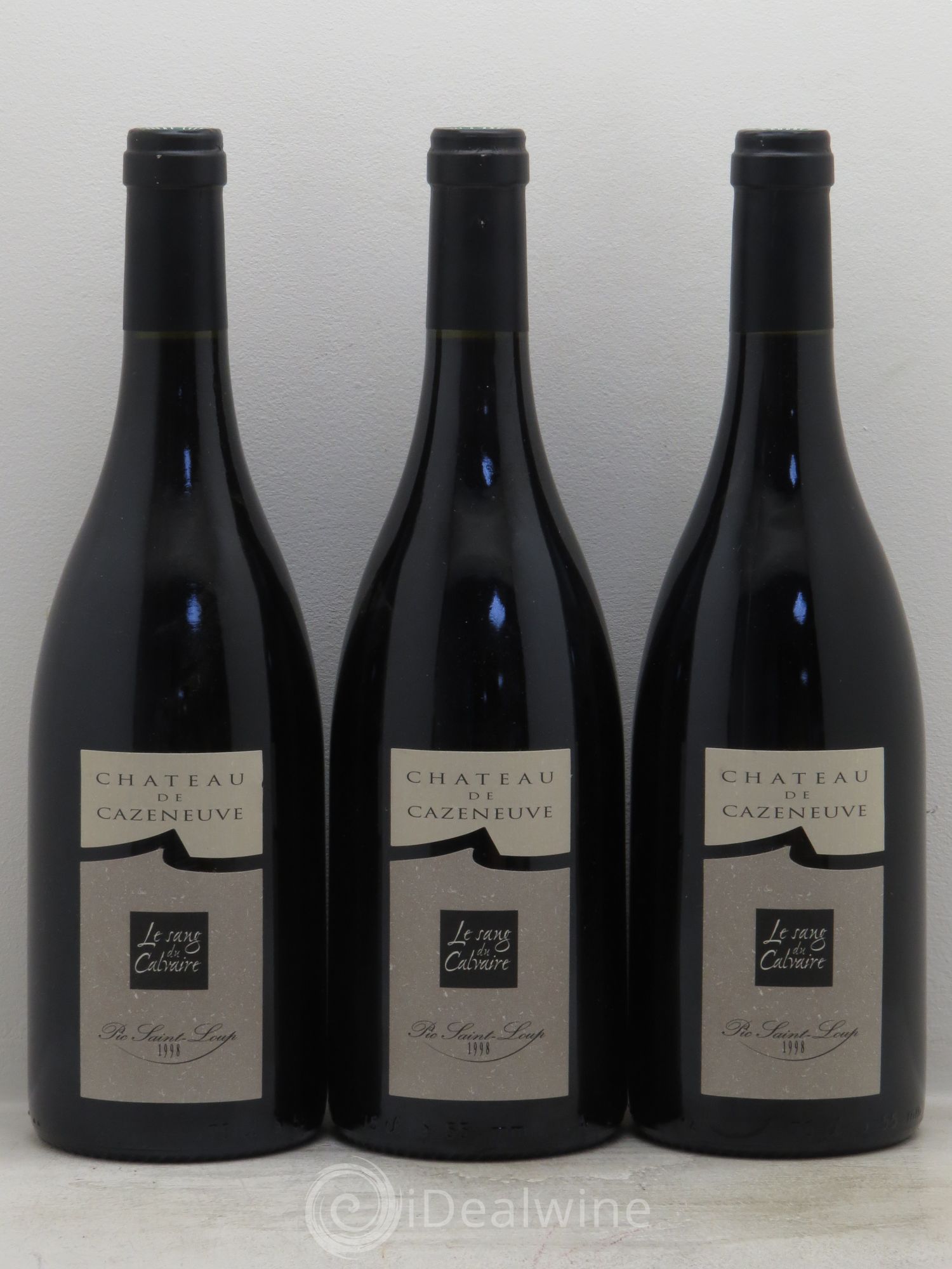 Languedoc Château de Cazeneuve Sang du Calvaire 1998 - Posten von 3 Flaschen - 0