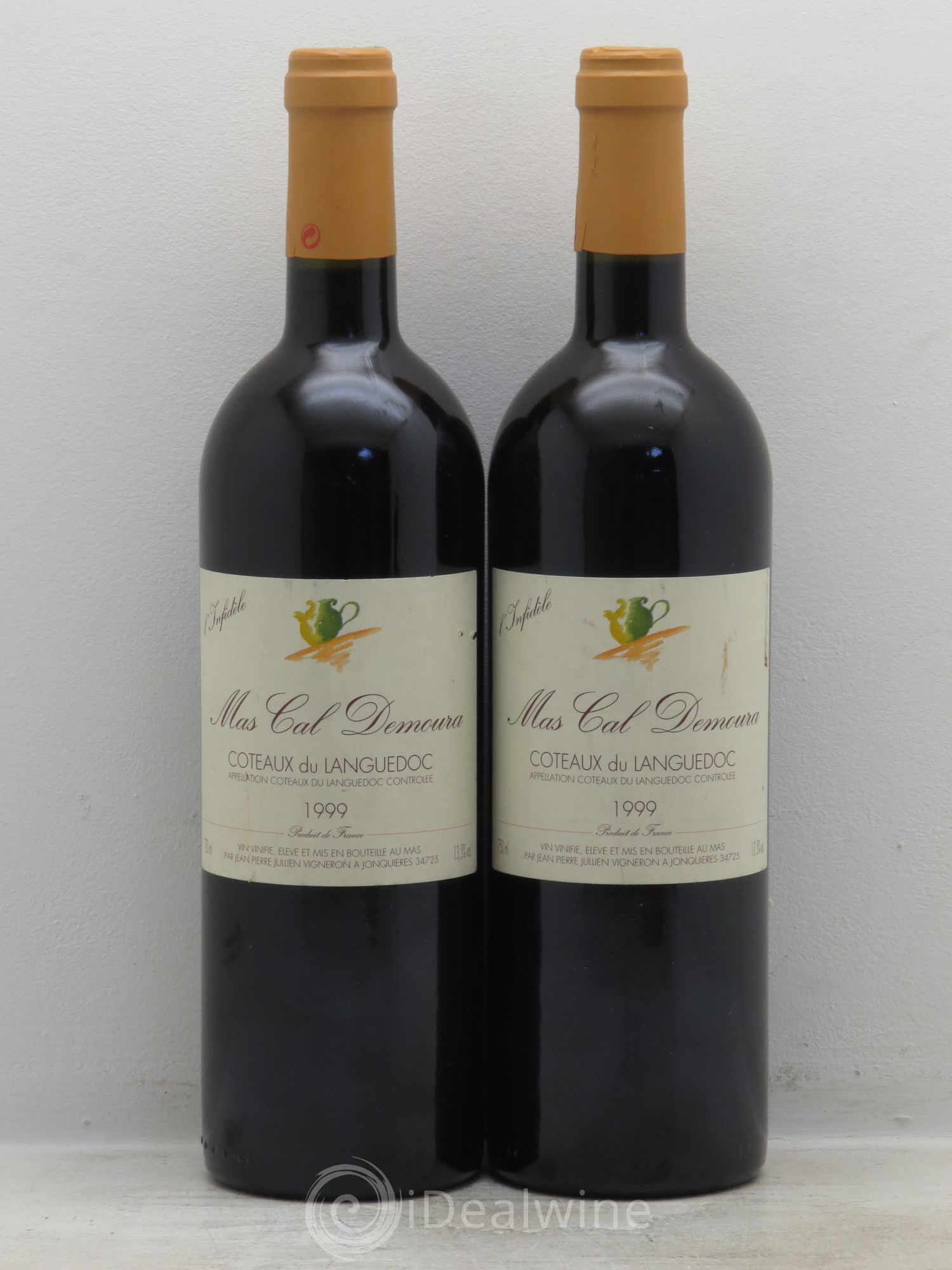 Terrasses du Larzac L'Infidèle Mas Cal Demoura 1999 - Lot de 2 bouteilles - 0