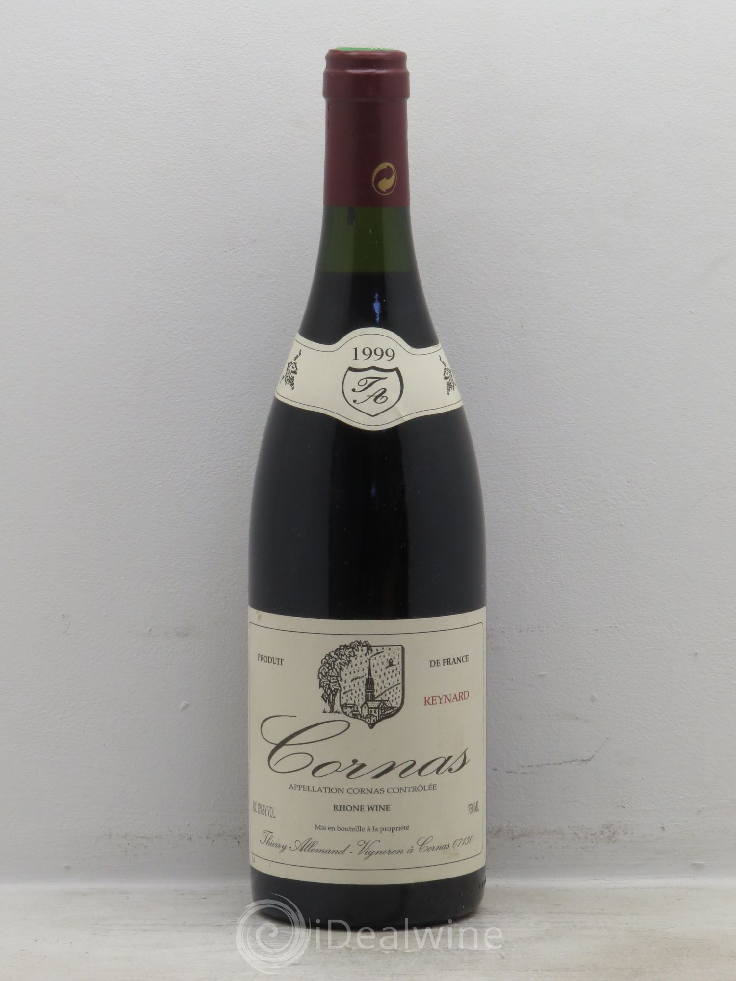Cornas Reynard Thierry Allemand 1999 - Lot de 1 bouteille - 0