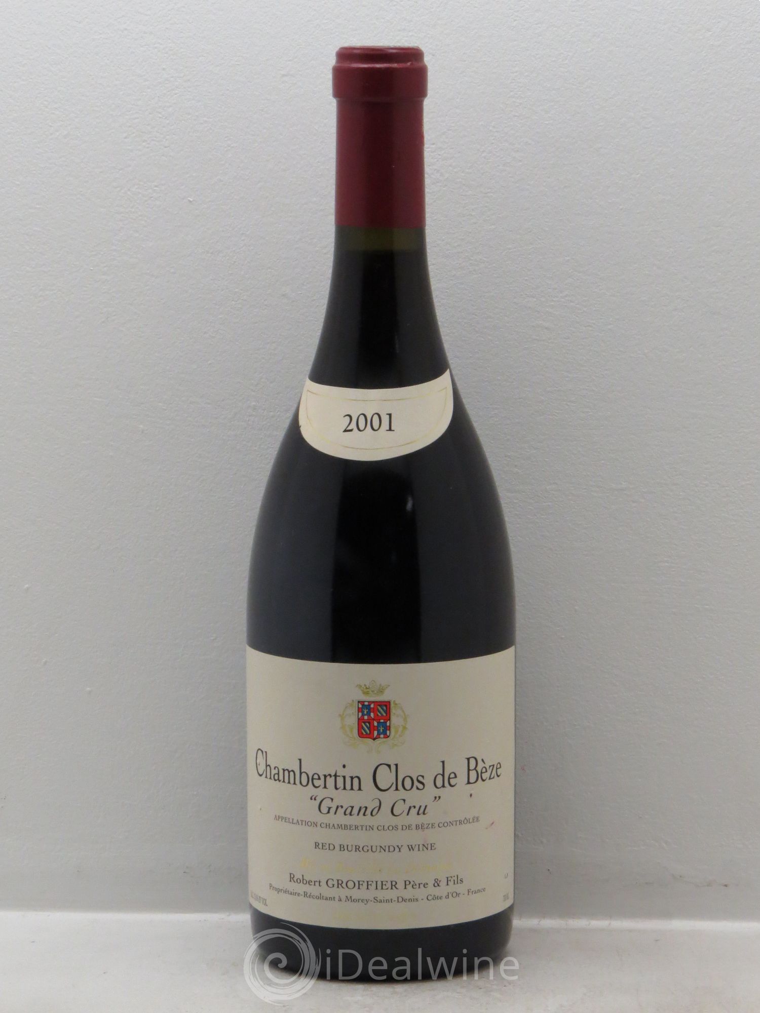 Chambertin Clos de Bèze Grand Cru Robert Groffier Père & Fils (Domaine) 2001 - Lot de 1 bouteille - 0