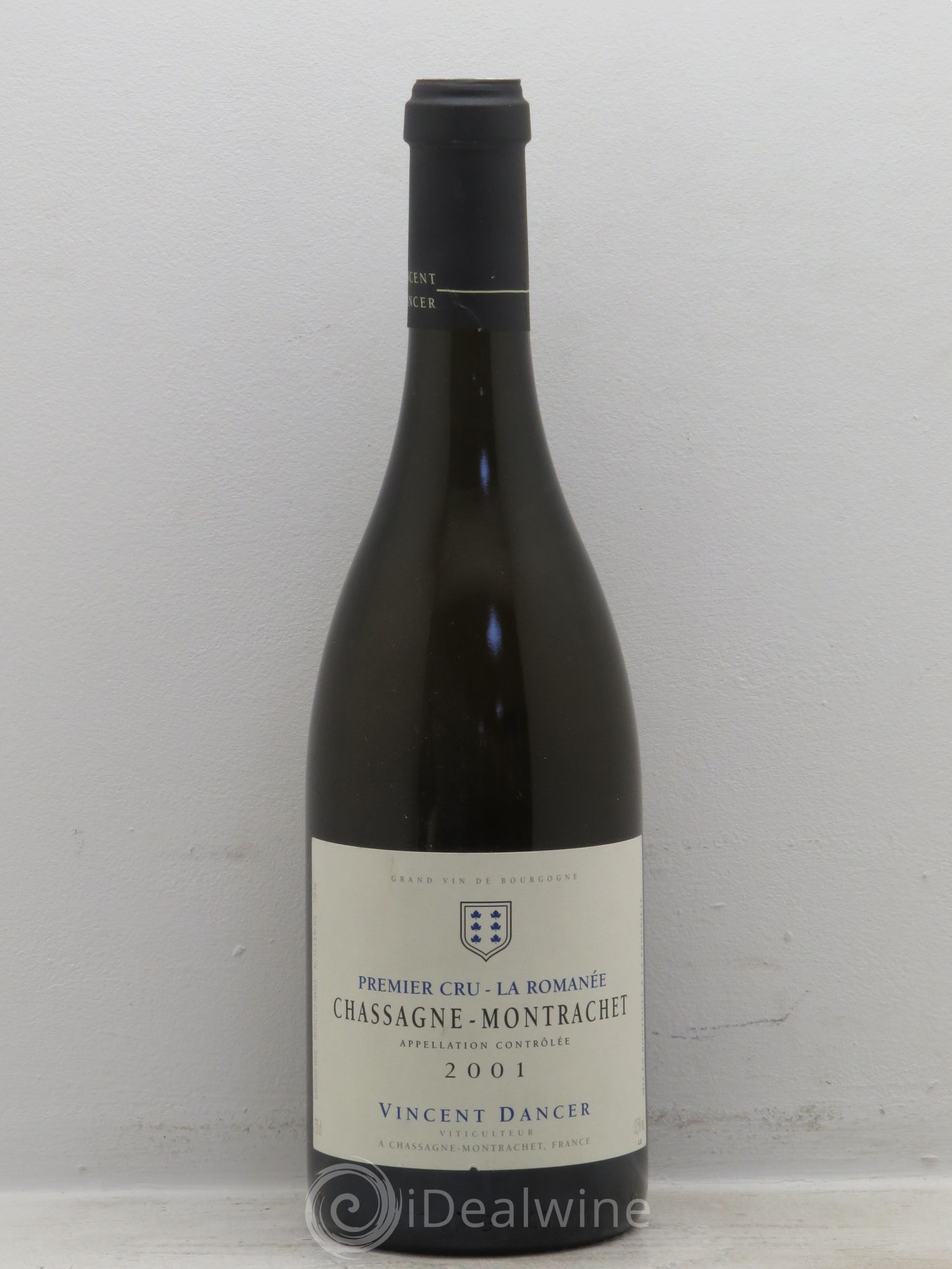 Chassagne-Montrachet 1er Cru La Romanée Vincent Dancer 2001 - Lot de 1 bouteille - 0