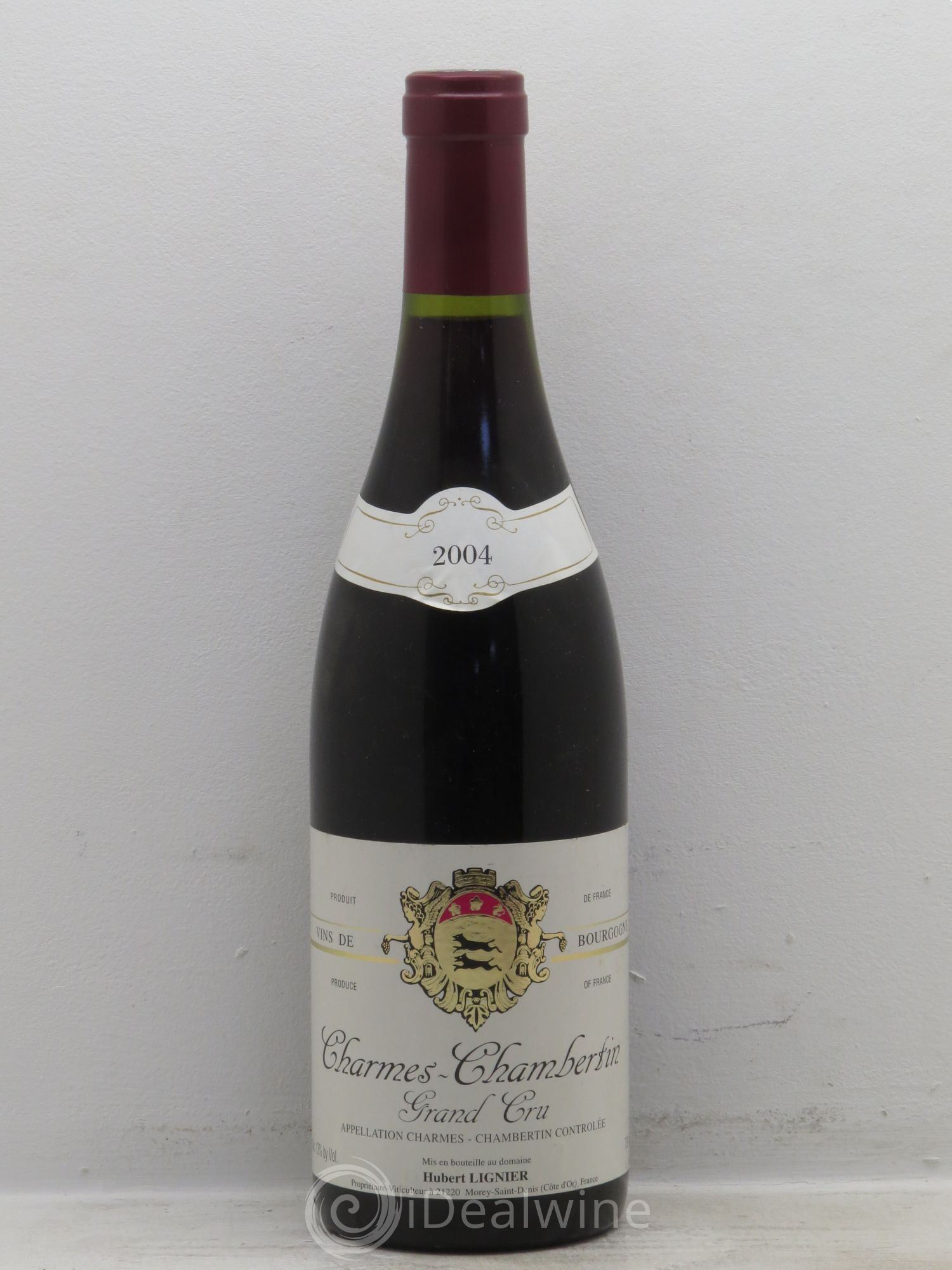 Charmes-Chambertin Grand Cru Hubert Lignier (Domaine) 2004 - Lot de 1 bouteille - 0