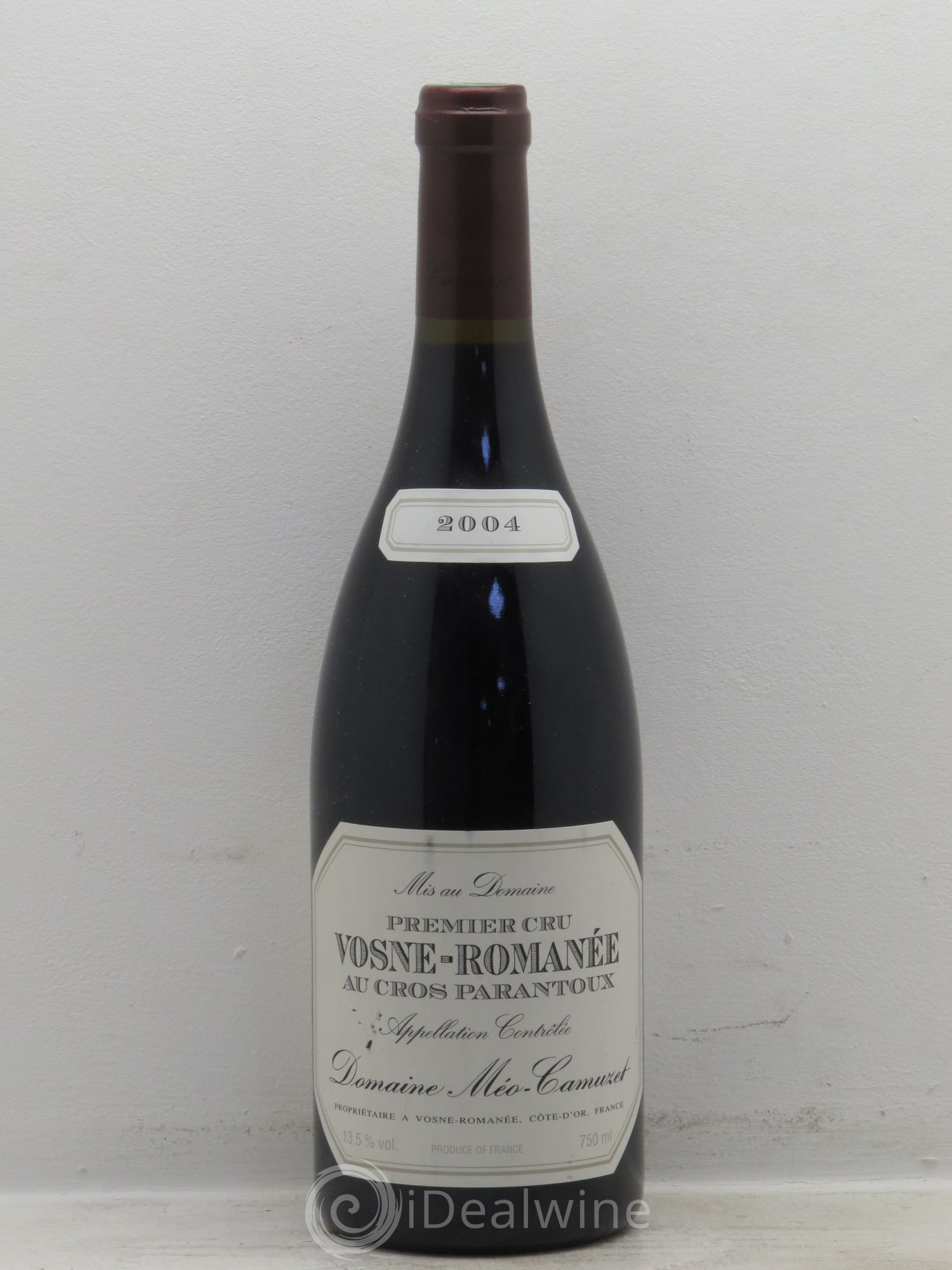 Vosne-Romanée 1er Cru Au Cros Parantoux Méo-Camuzet (Domaine) 2004 - Lot de 1 bouteille - 0