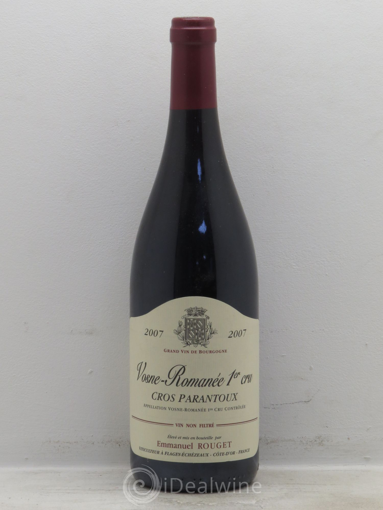 Vosne-Romanée 1er Cru Cros Parantoux Emmanuel Rouget 2007 - Lot de 1 bouteille - 0