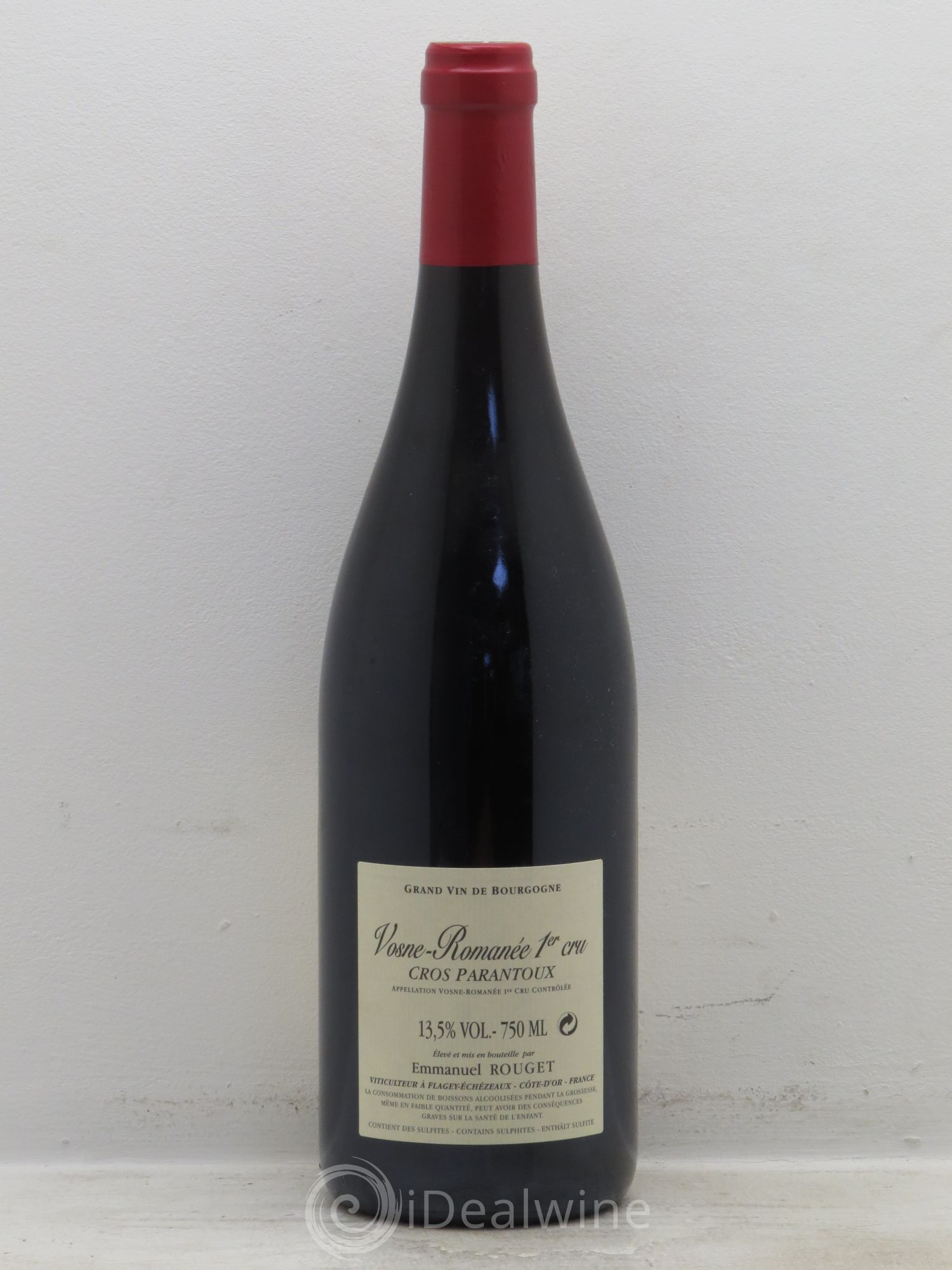 Vosne-Romanée 1er Cru Cros Parantoux Emmanuel Rouget 2007 - Posten von 1 Flasche - 1