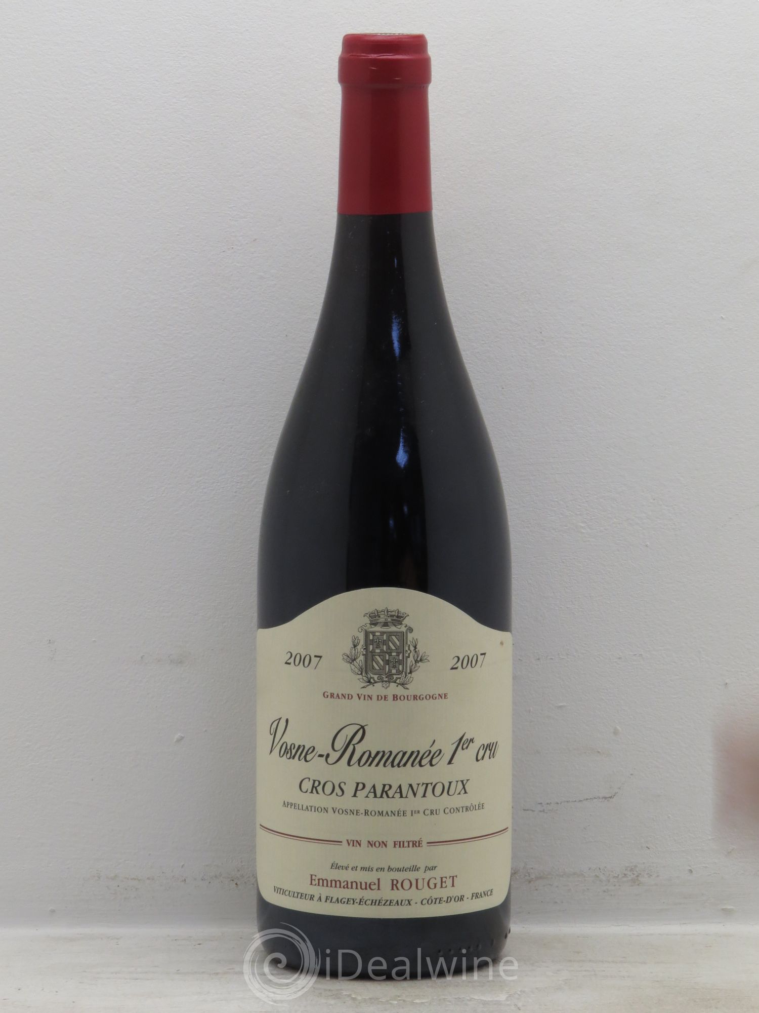 Vosne-Romanée 1er Cru Cros Parantoux Emmanuel Rouget 2007 - Posten von 1 Flasche - 0