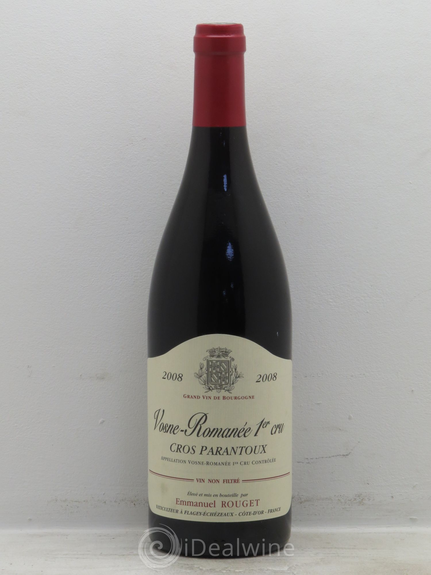 Vosne-Romanée 1er Cru Cros Parantoux Emmanuel Rouget 2008 - Posten von 1 Flasche - 0