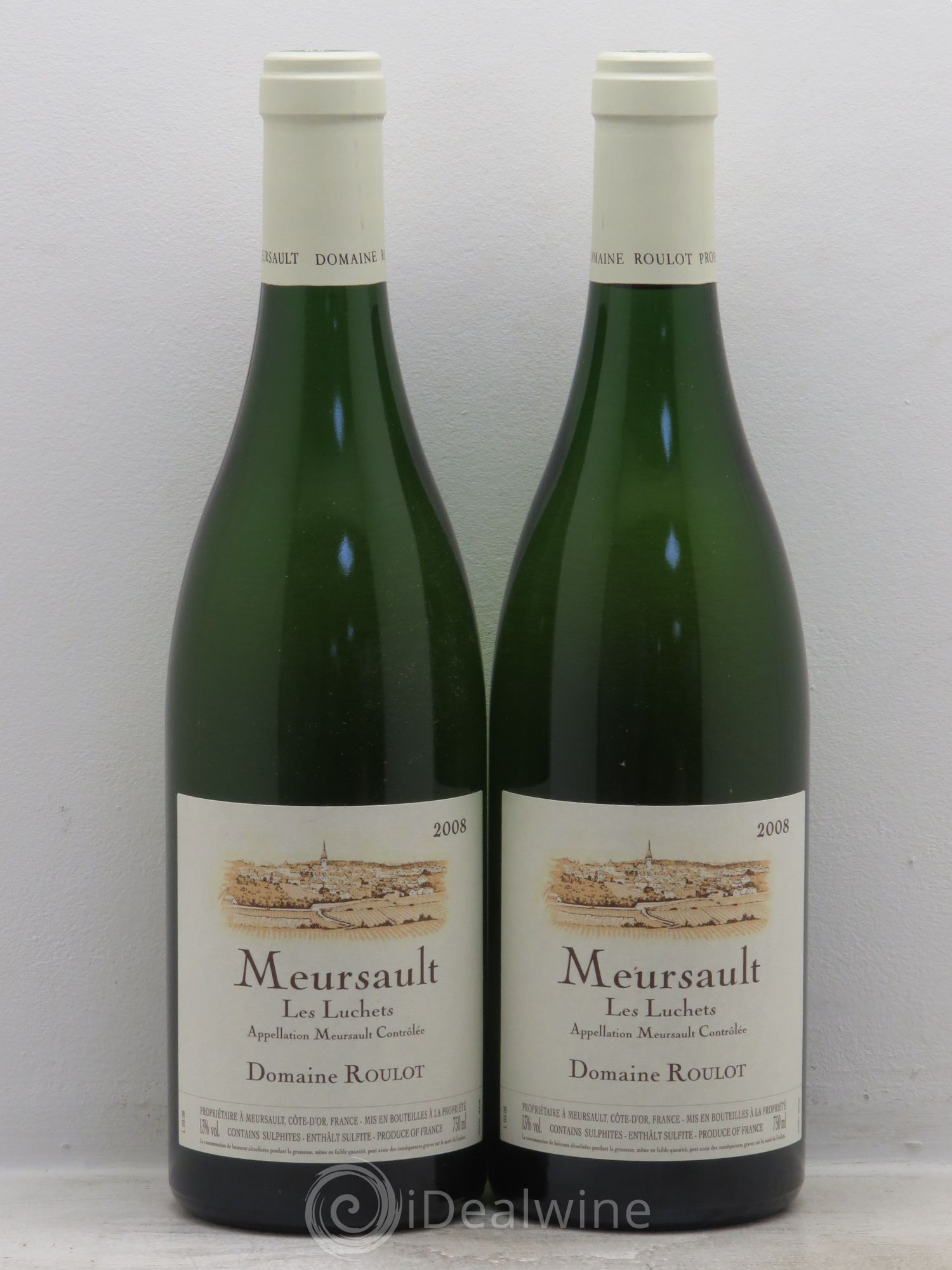 Meursault Luchets Roulot (Domaine) 2008 - Posten von 2 Flaschen - 0