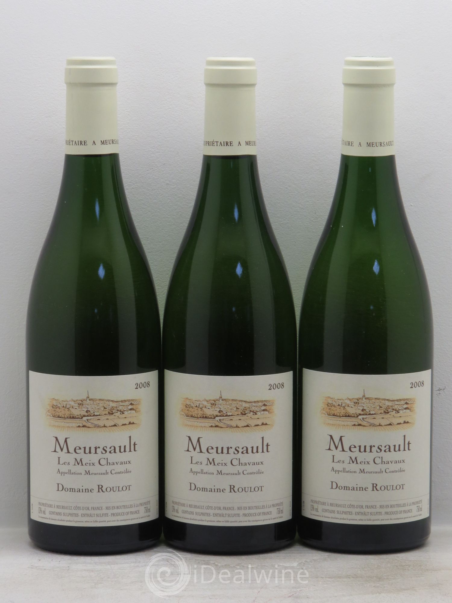 Meursault Meix Chavaux Roulot (Domaine) 2008 - Lot de 3 bouteilles - 0