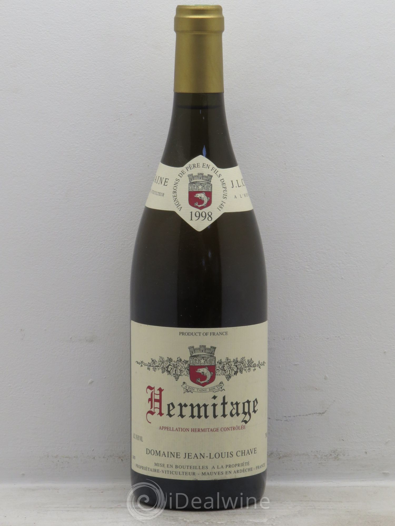Hermitage Jean-Louis Chave 1998 - Lot de 1 bouteille - 0