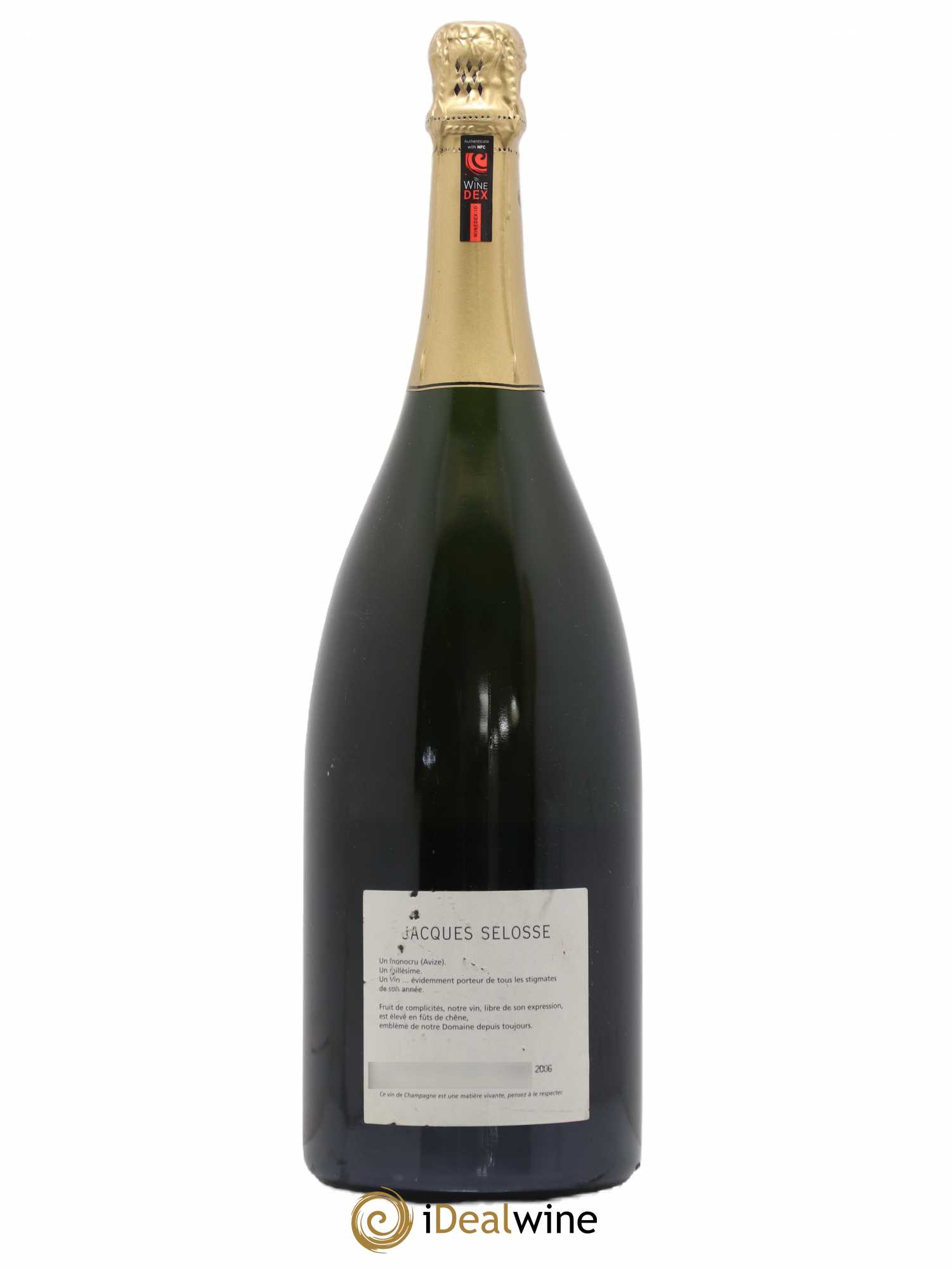 Blanc de Blancs Grand Cru Extra-Brut Jacques Selosse 1997 - Lot de 1 magnum - 1