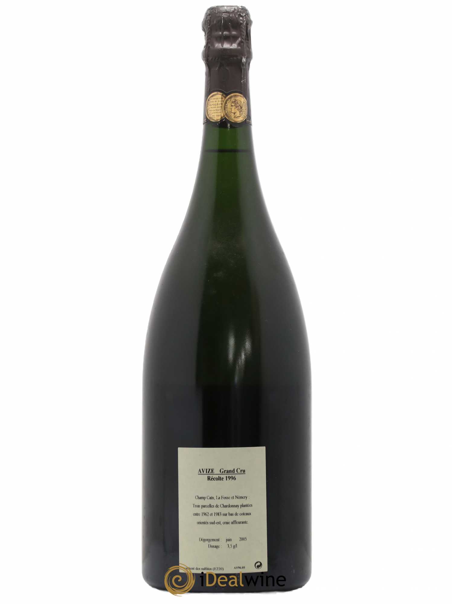 Champagne Avize Grand Cru Jacquesson 1996 - Posten von 1 Magnum - 1