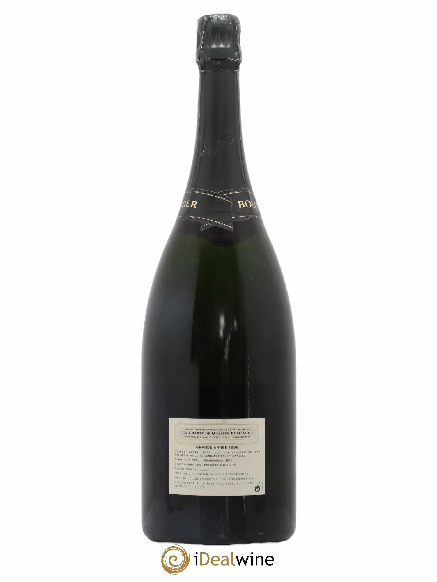 La Grande Année Brut Bollinger 1996 - Posten von 1 Magnum - 1