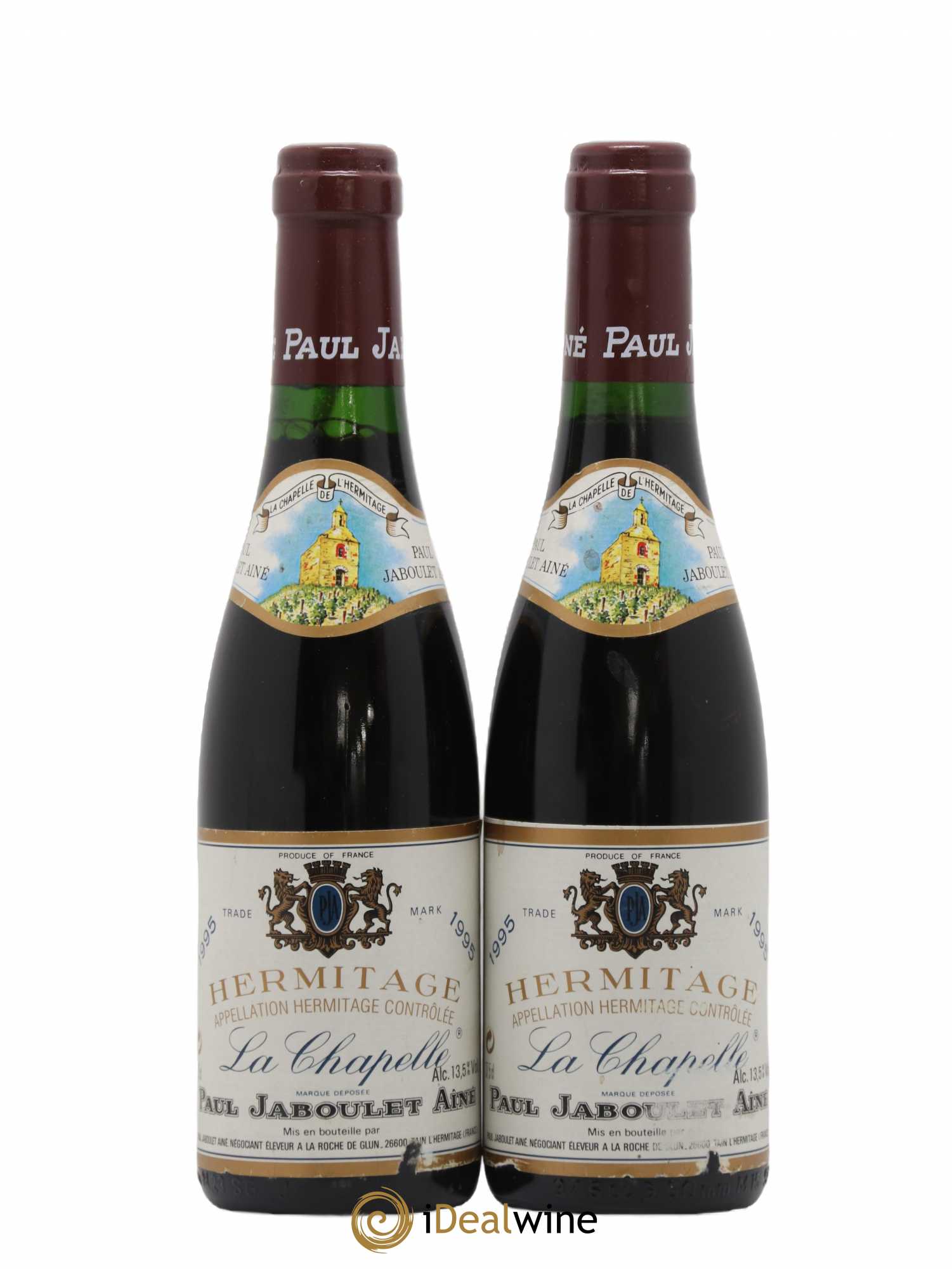 Hermitage La Chapelle Paul Jaboulet Ainé 1995 - Lot de 2 demi bouteilles - 0