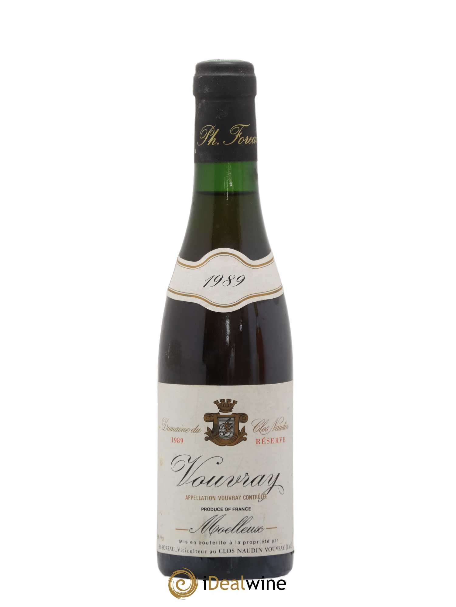 Vouvray Moelleux Réserve Clos Naudin - Philippe Foreau 1989 - Lotto di 1 mezza bottiglia - 0