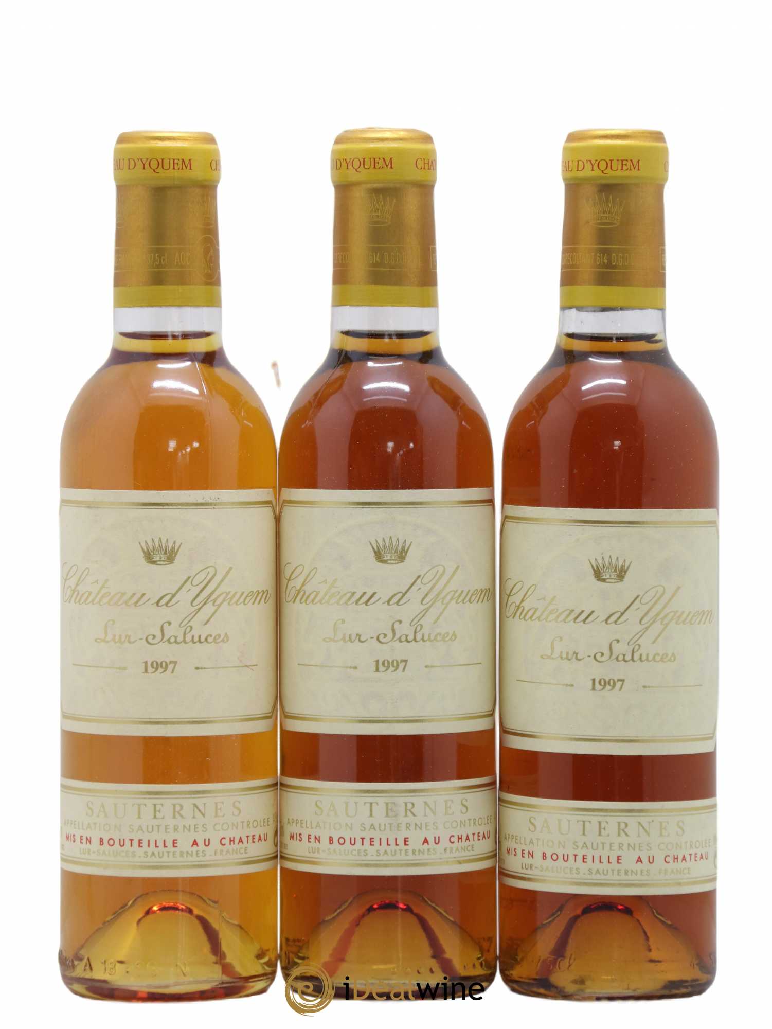 Château d' Yquem 1er Cru Classé Supérieur 1997 - Posten von 3 Demi-Flaschen - 0