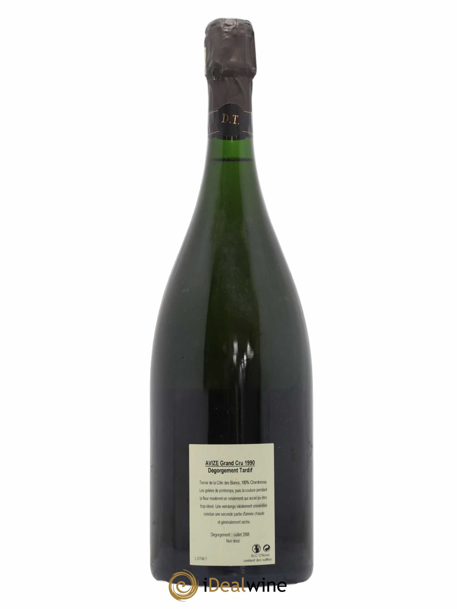 Extra Brut Avize Champ Caïn  DT (Dégorgement Tardif) Jacquesson 1990 - Lot de 1 magnum - 1