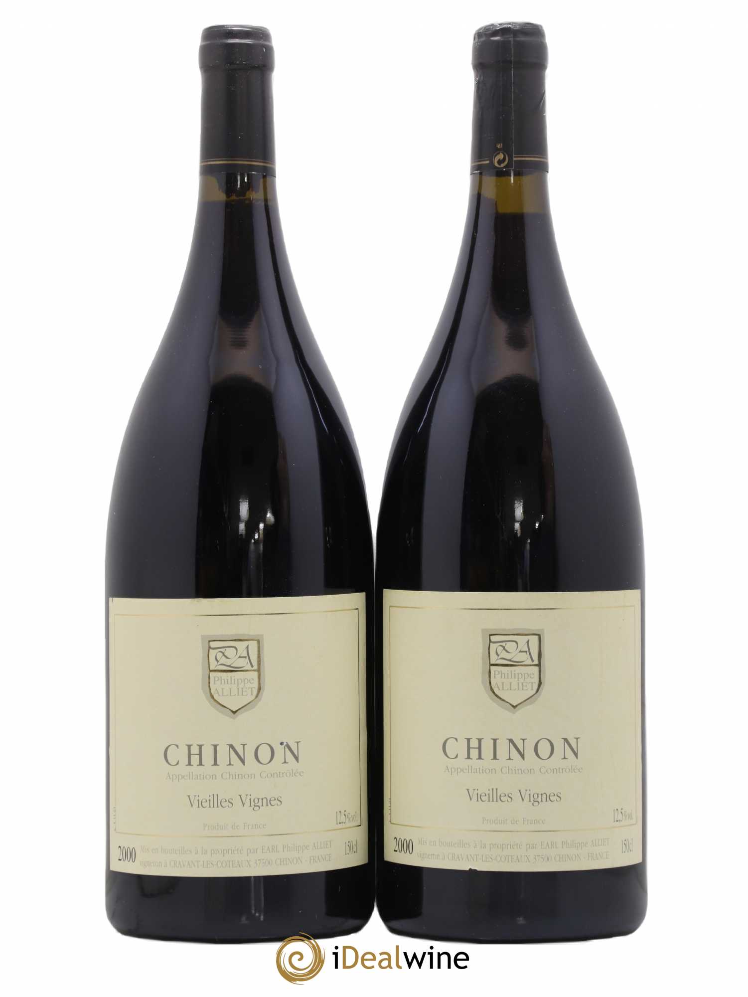 Chinon Vieilles Vignes Philippe Alliet 2000 - Lot de 2 magnums - 0