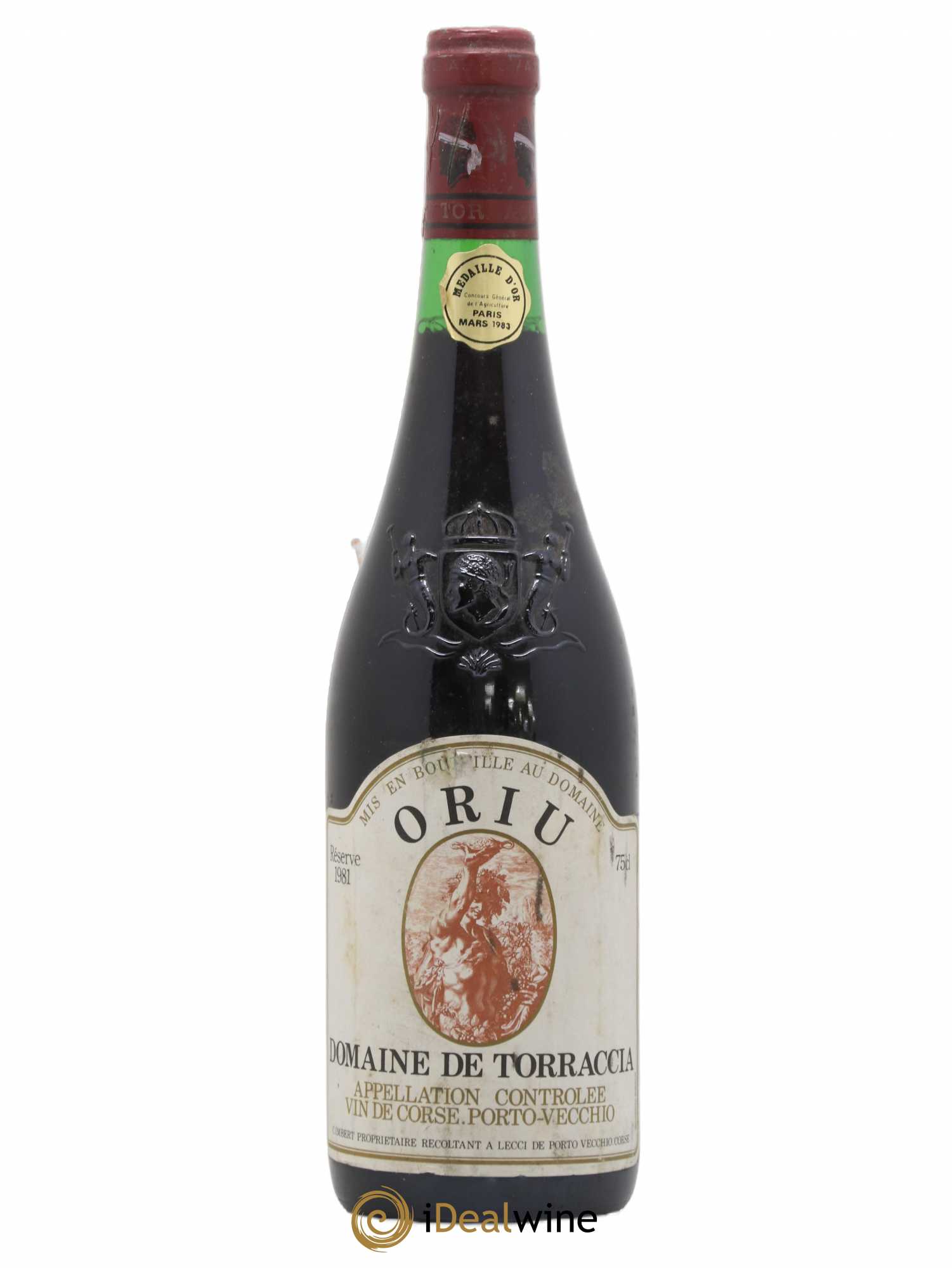 Vin de Corse Oriu Domaine de Torraccia 1981 - Posten von 1 Flasche - 0