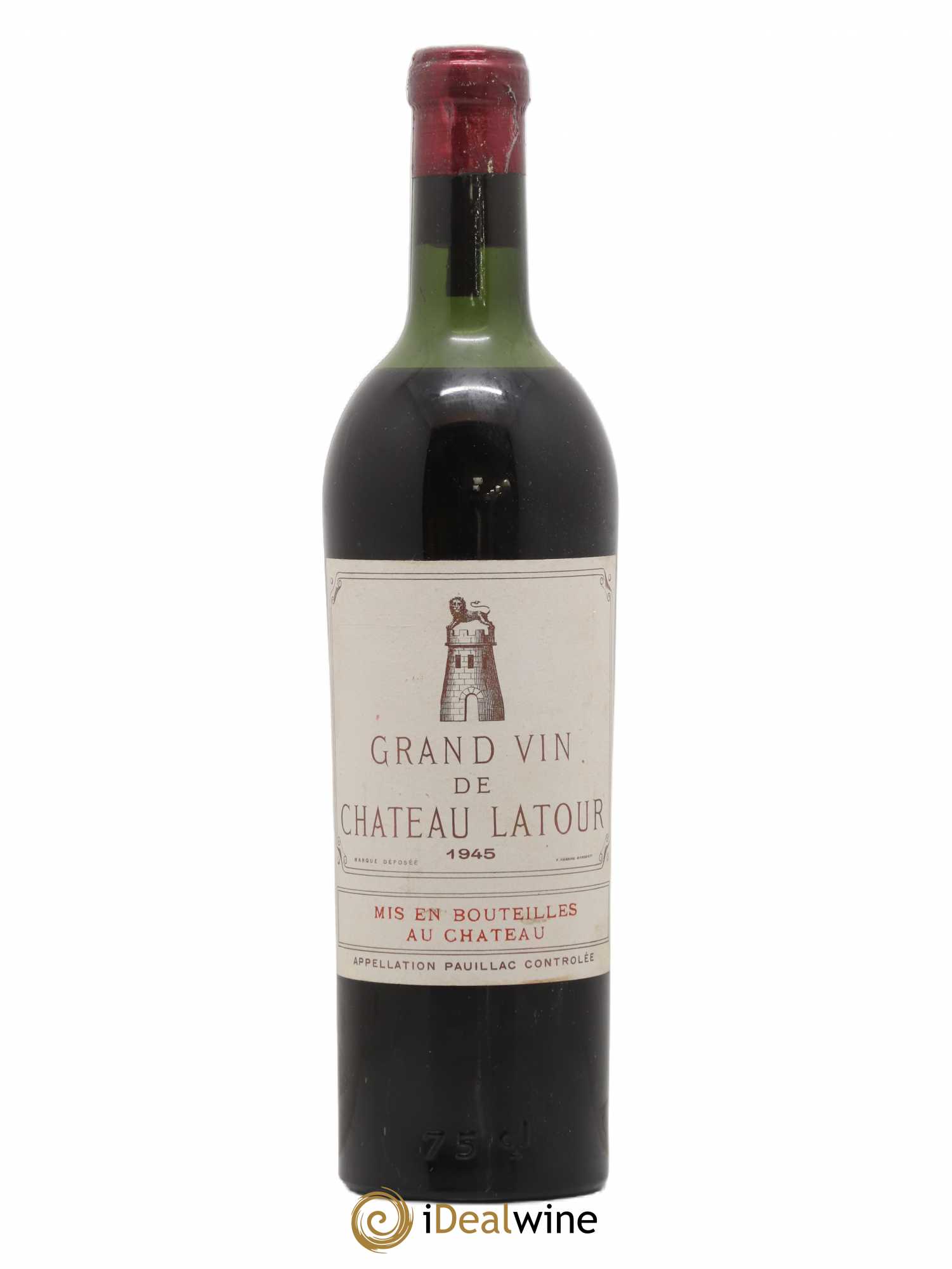 Château Latour 1er Grand Cru Classé 1945 - Lot de 1 bouteille - 0
