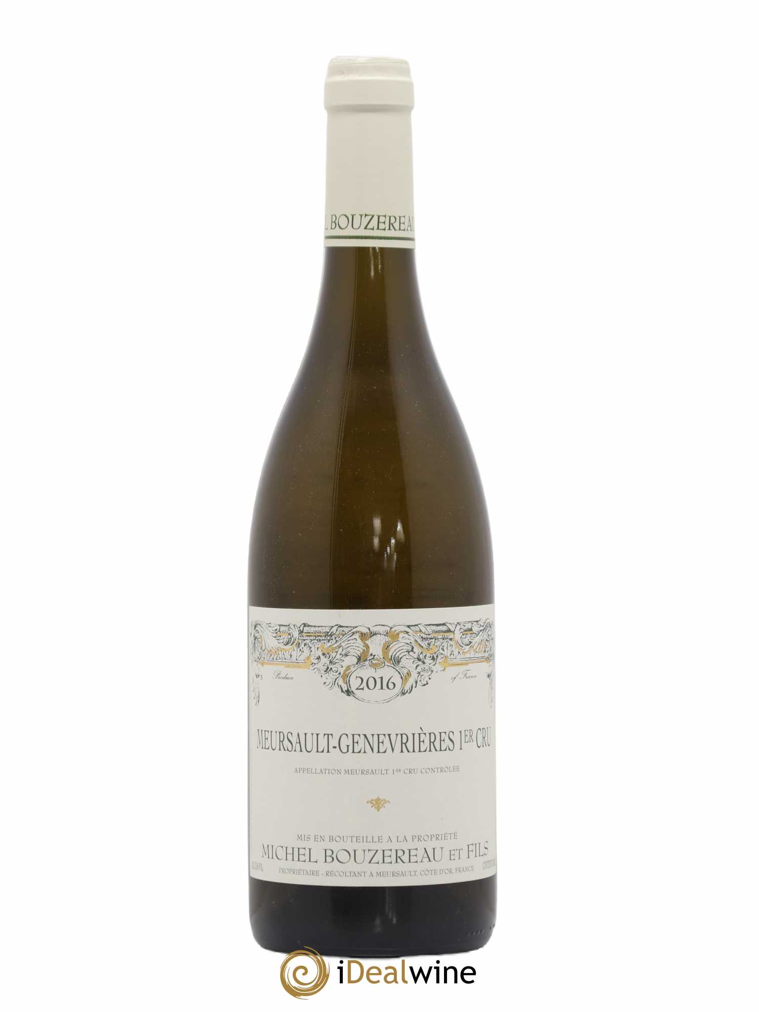 Meursault 1er Cru Les Genevrières Michel Bouzereau et Fils (Domaine) 2016 - Lot de 1 bouteille - 0